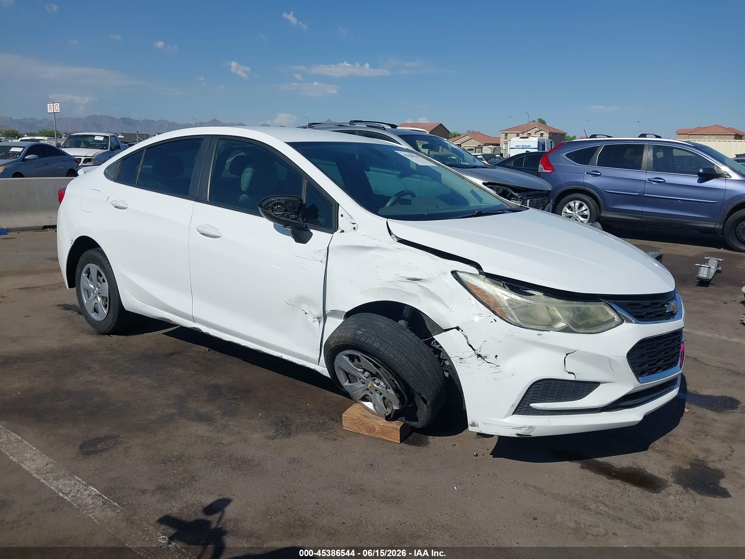 2018 Chevrolet Cruze LS, VIN 1G1BC5SM4J7195549 — Side