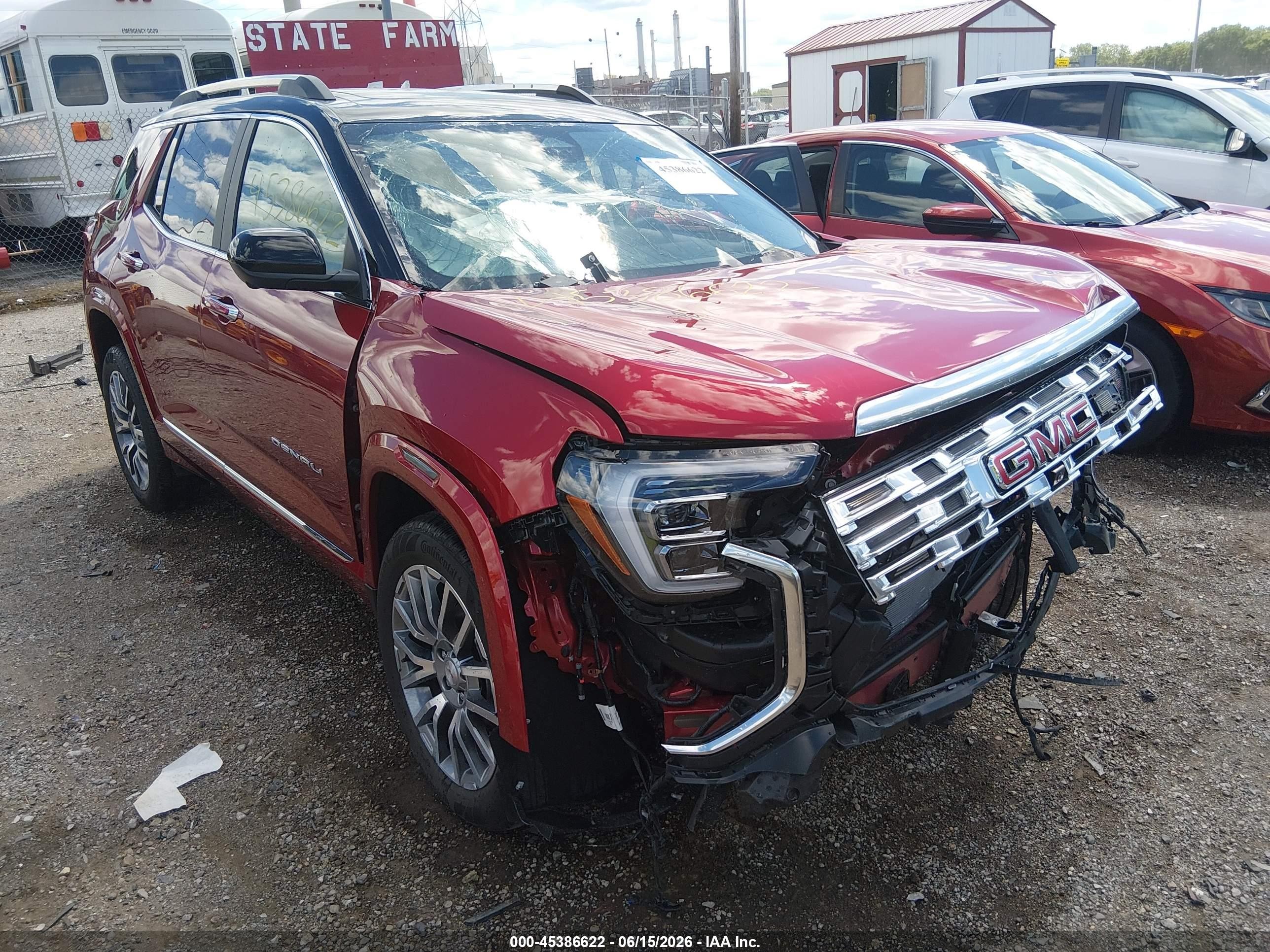 2026 GMC Terrain AWD Denali, VIN 3GKALZEG7TL377913 — Front end