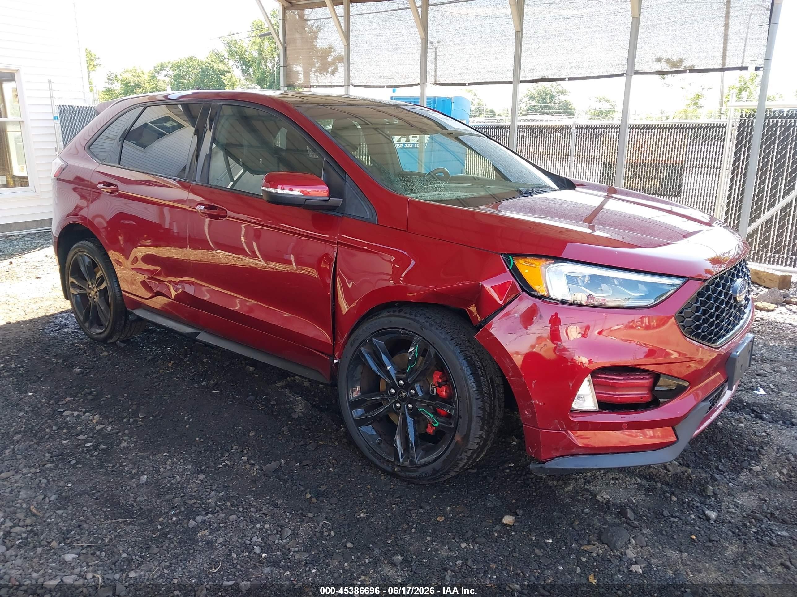 2019 Ford Edge ST, VIN 2FMPK4AP0KBC69415 — Front end