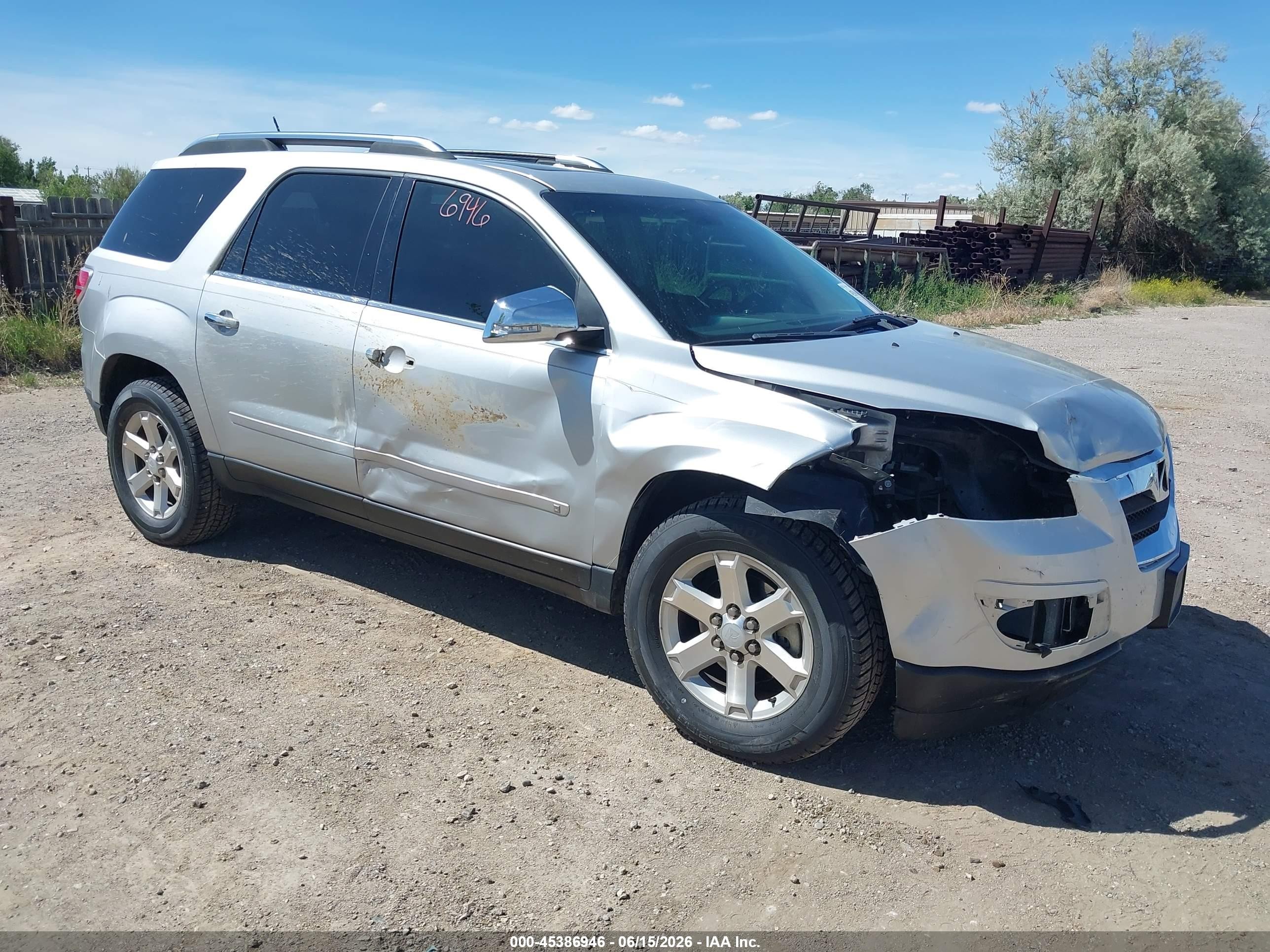 2009 Saturn Outlook XR, VIN 5GZEV23D59J113482 — Front end
