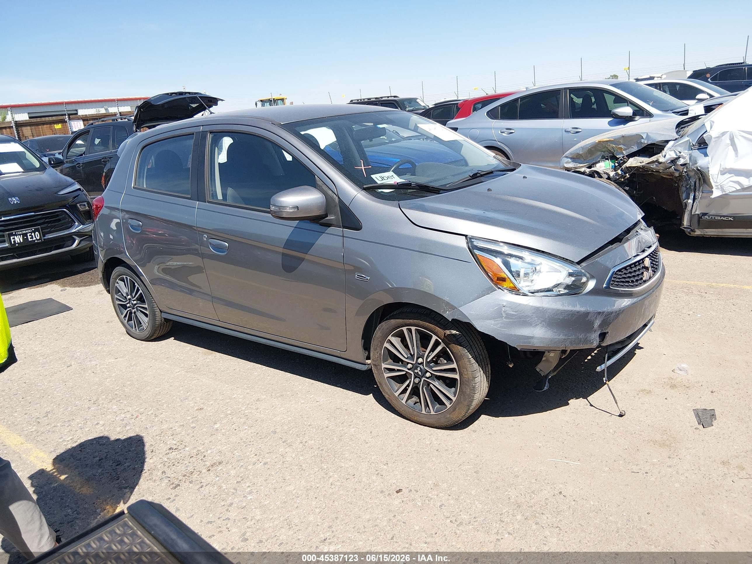 2018 Mitsubishi Mirage GT, VIN ML32A5HJ8JH005050 — Front end