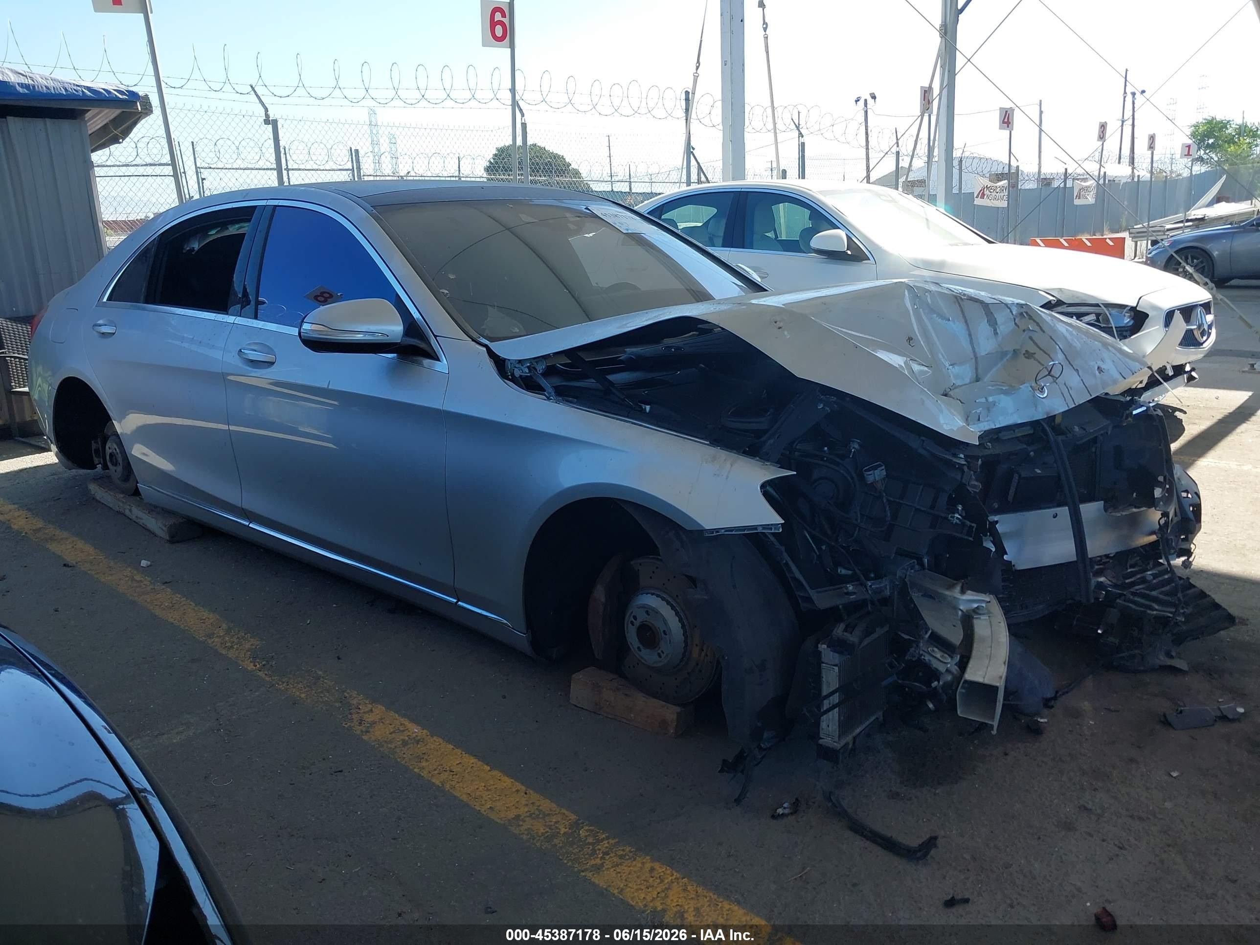 2015 Mercedes-Benz S 550, VIN WDDUG8CB1FA131181 — Theft recovery