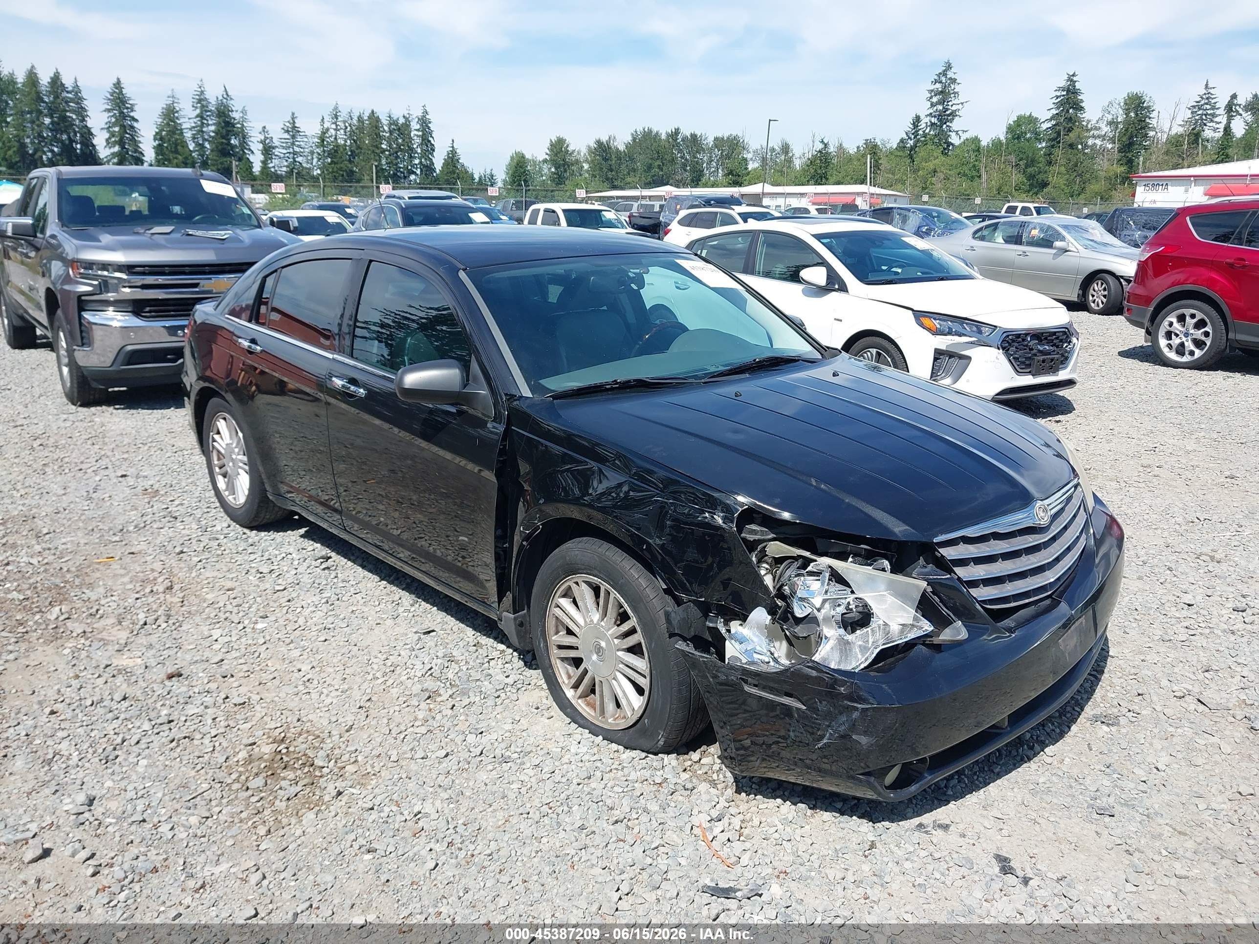 2007 Chrysler Sebring Limited, VIN 1C3LC66K47N527430 — Front end