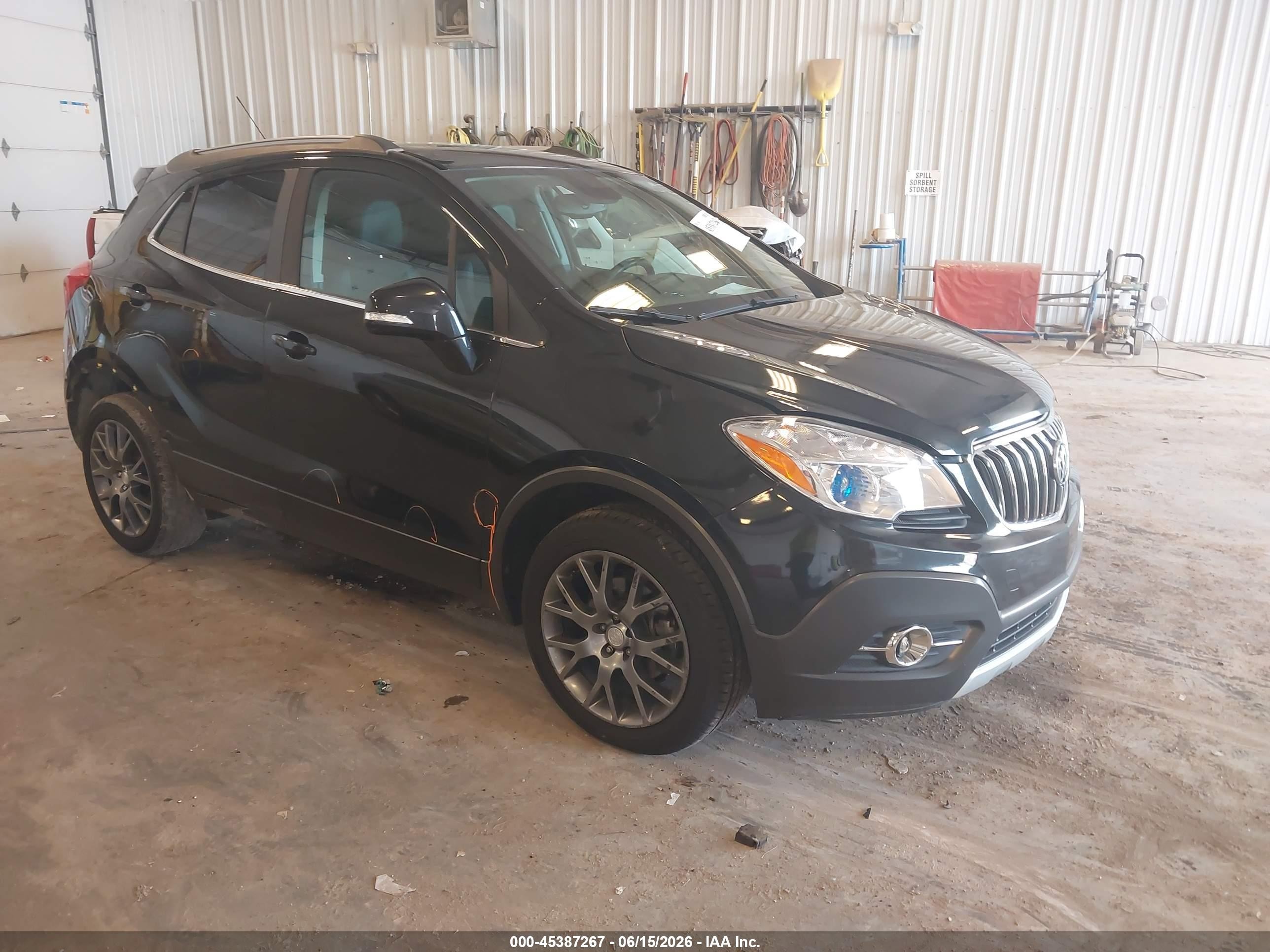 2016 Buick Encore Sport Touring, VIN KL4CJ2SM2GB611209 — Rear end