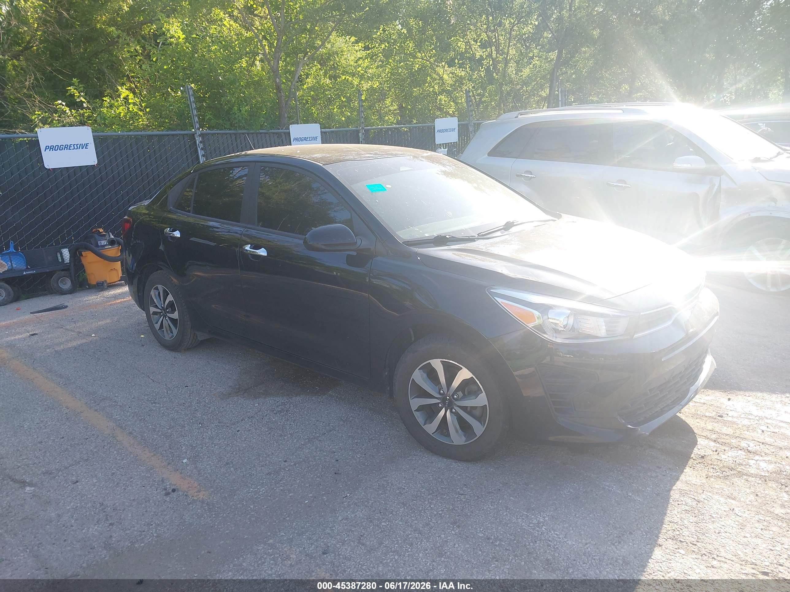 2022 Kia Rio S, VIN 3KPA24AD7NE462240 — Storm