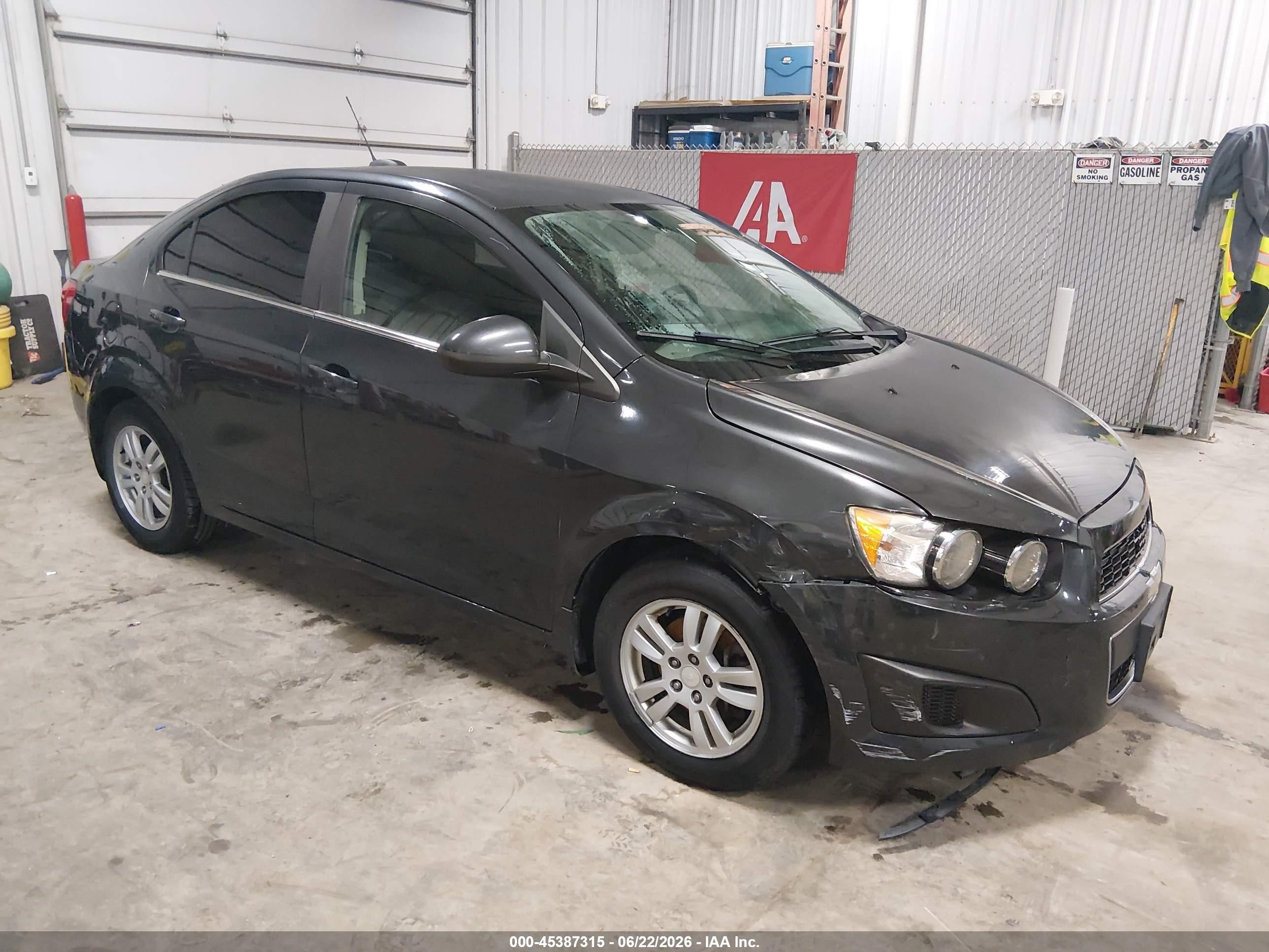 2015 Chevrolet Sonic LT, VIN 1G1JC5SH5F4184955 — Fresh water flood