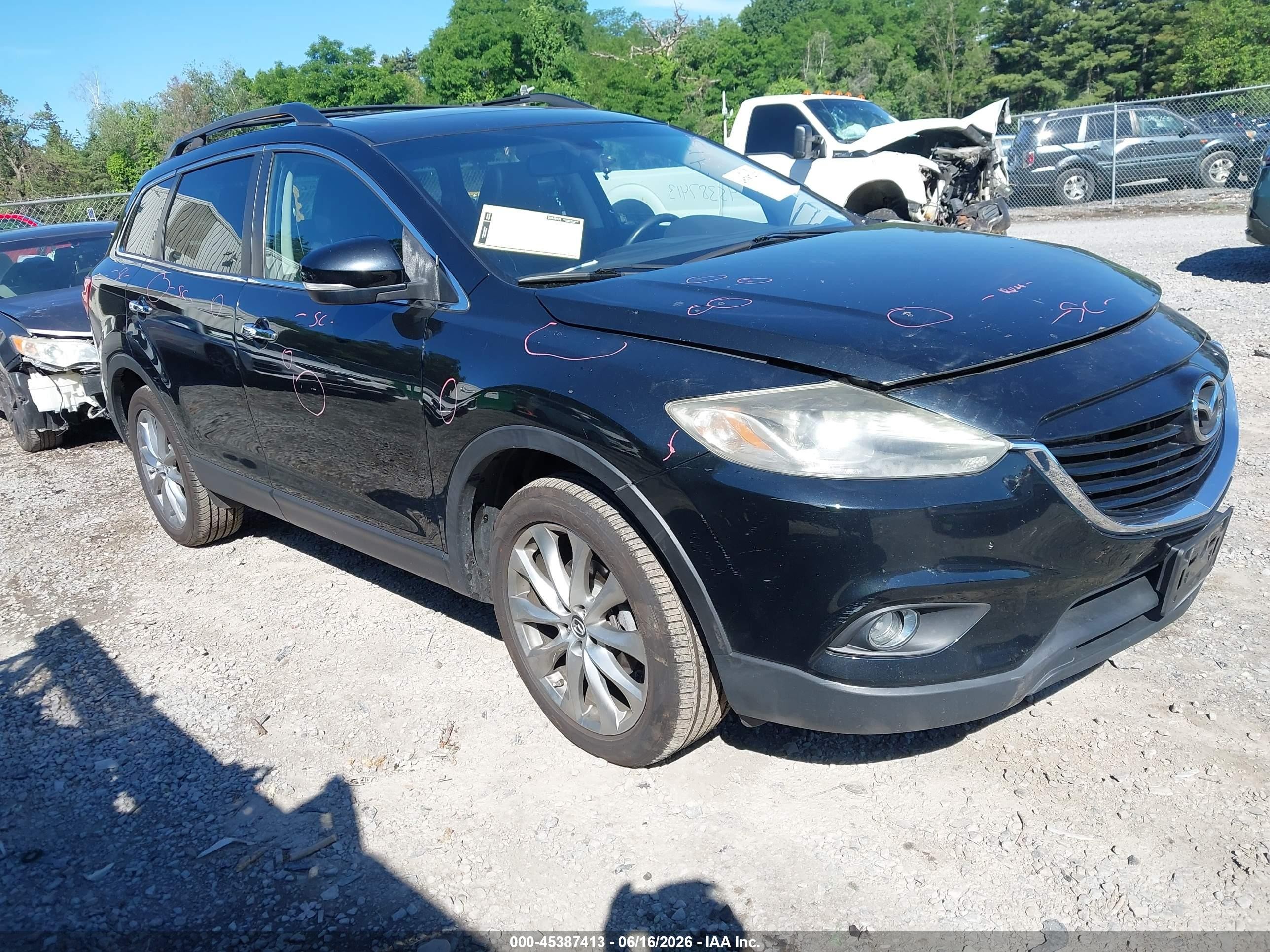 2015 Mazda CX-9 Grand Touring, VIN JM3TB3DV3F0449395 — Перед