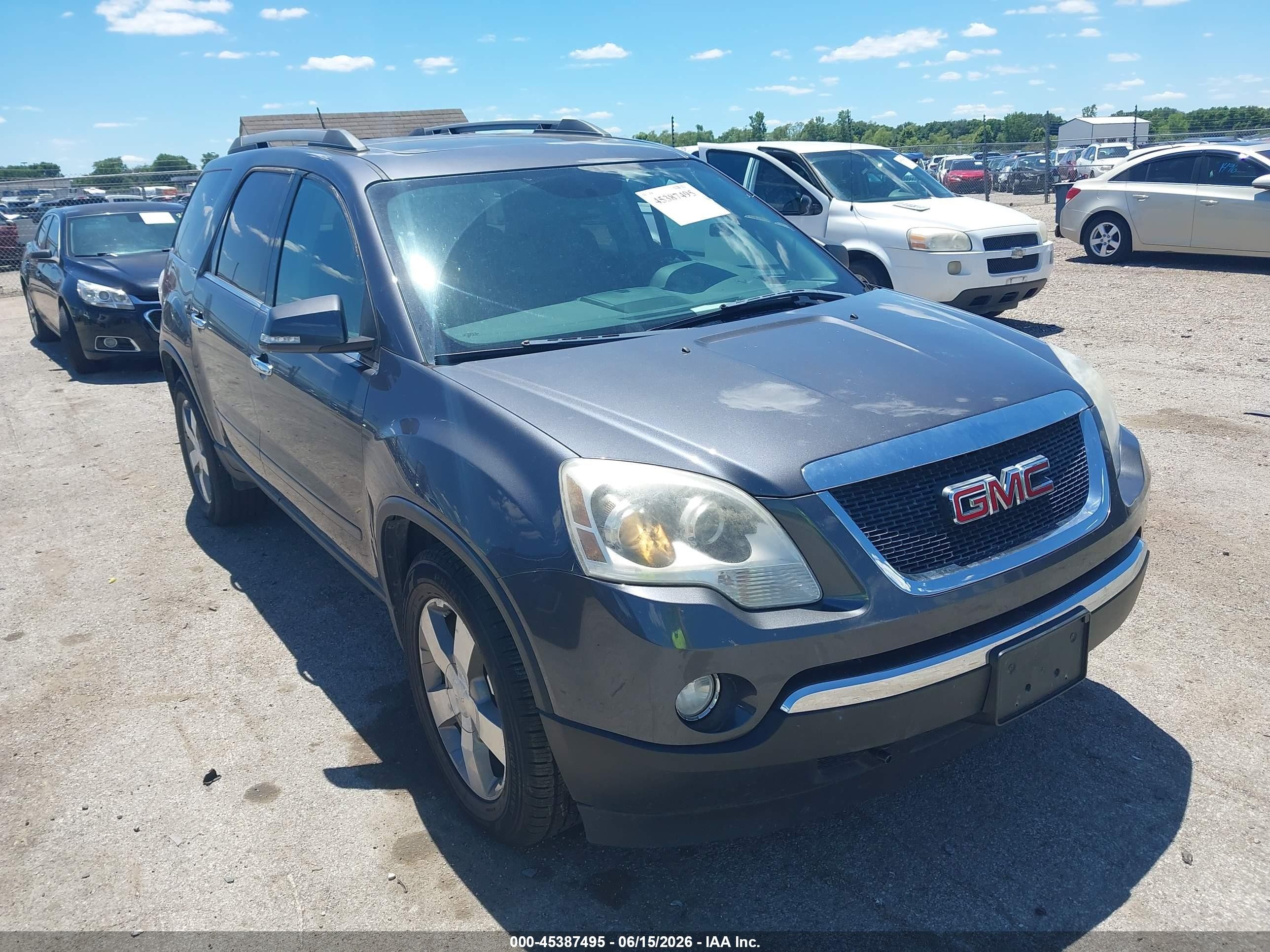 2012 GMC Acadia SLT1, VIN 1GKKVRED3CJ412832 — Side