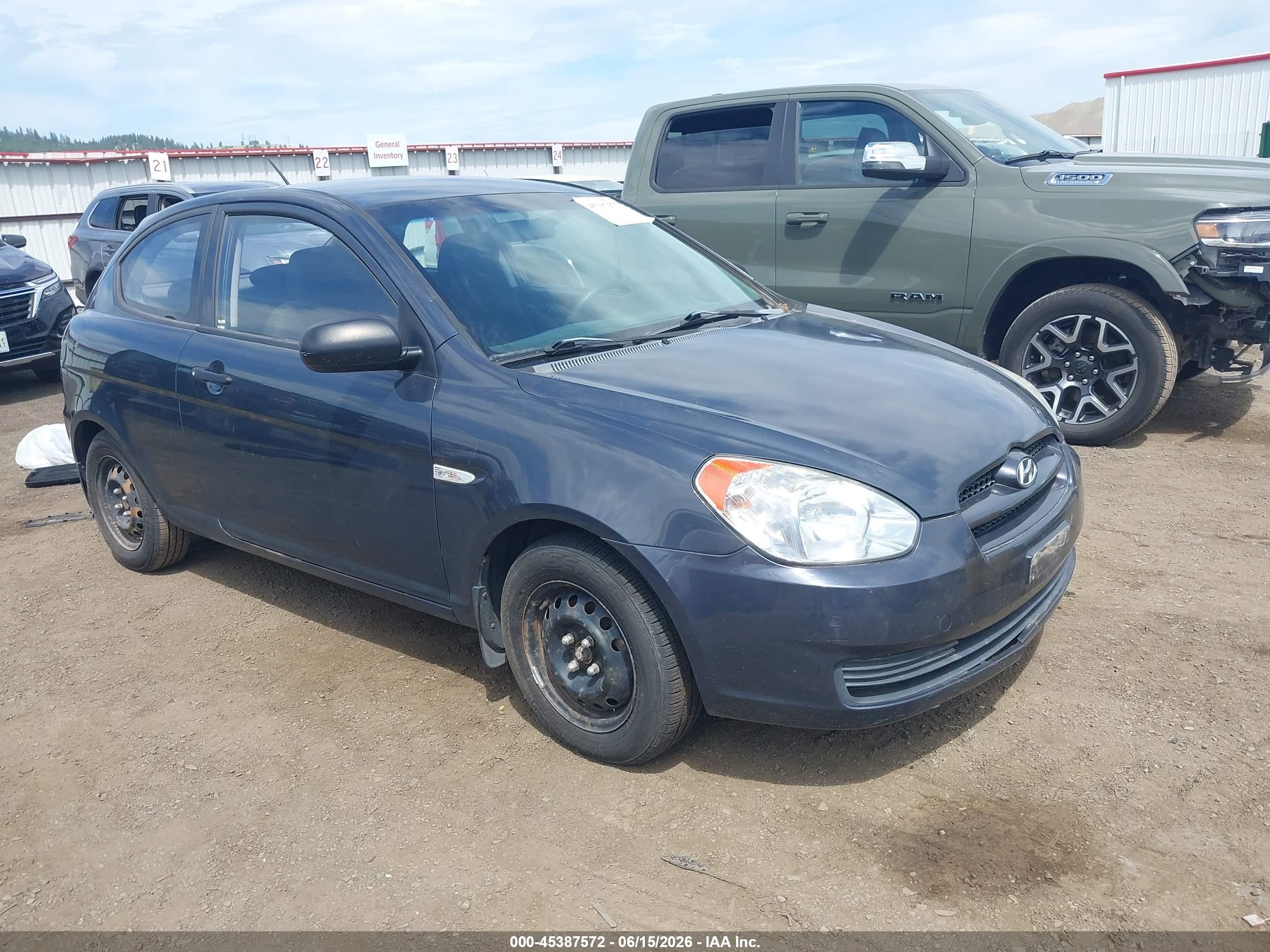 2010 Hyundai Accent GS, VIN KMHCM3AC5AU166970 — Normal wear