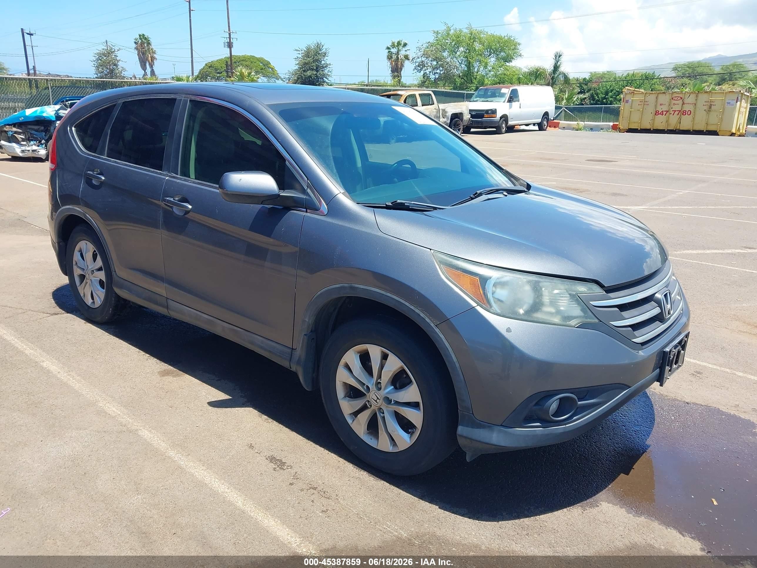 2013 Honda CR-V EX, VIN 3CZRM3H5XDG702965 — Side