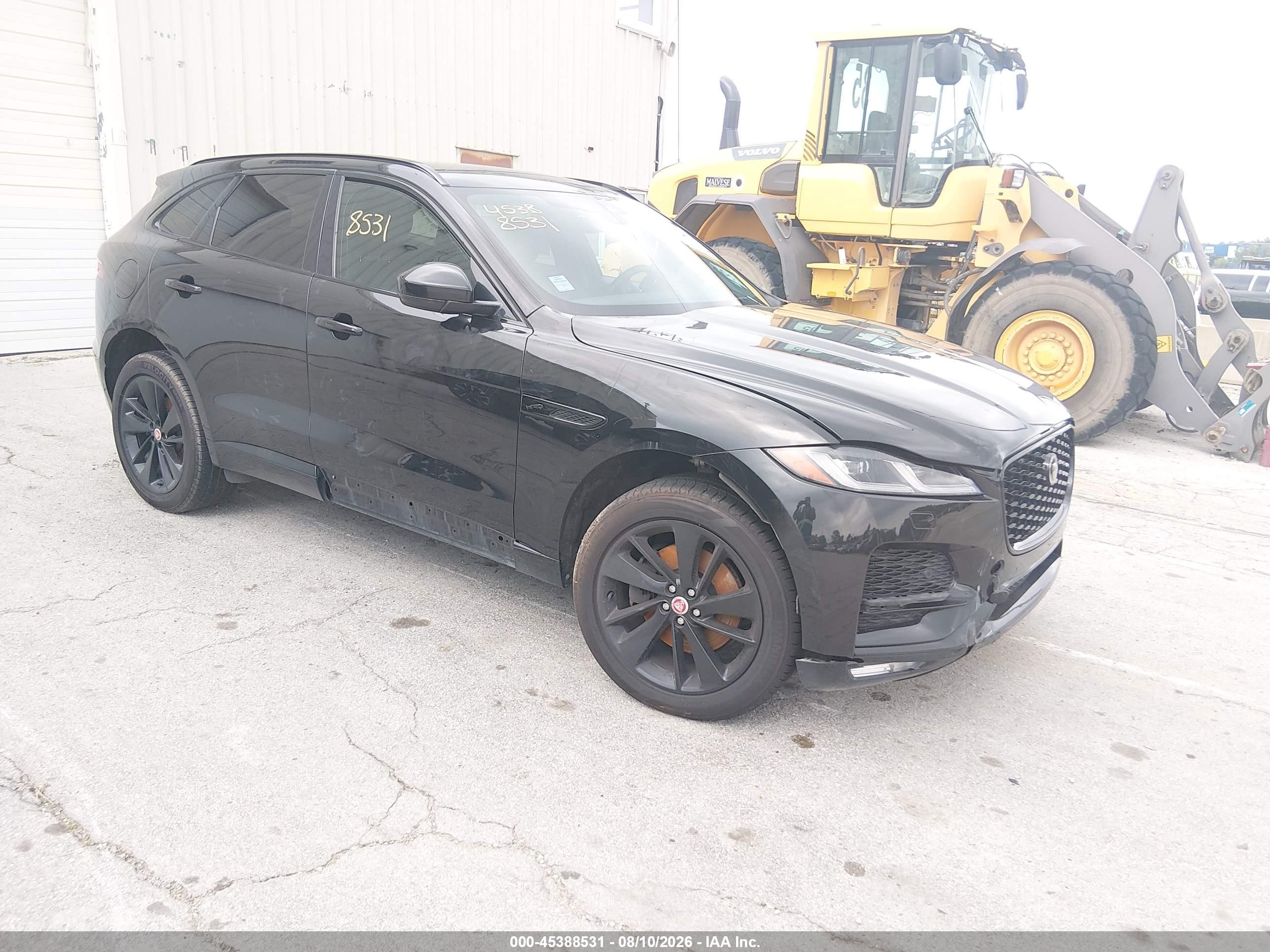 2022 Jaguar F-Pace S, VIN SADCJ2EX4NA699862 — Side