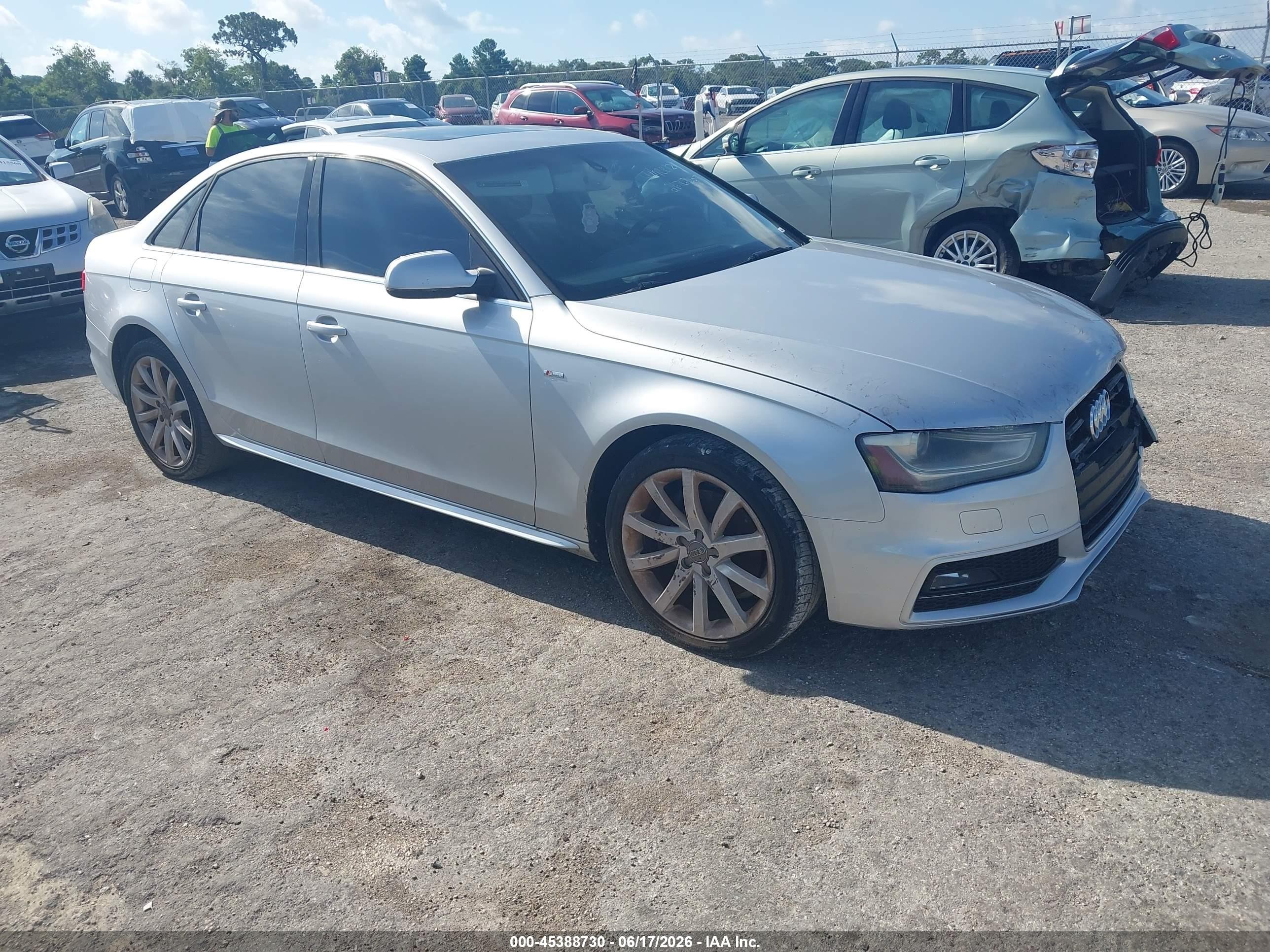 2014 Audi A4 Premium, VIN WAUAFAFL3EN016050 — Normal wear