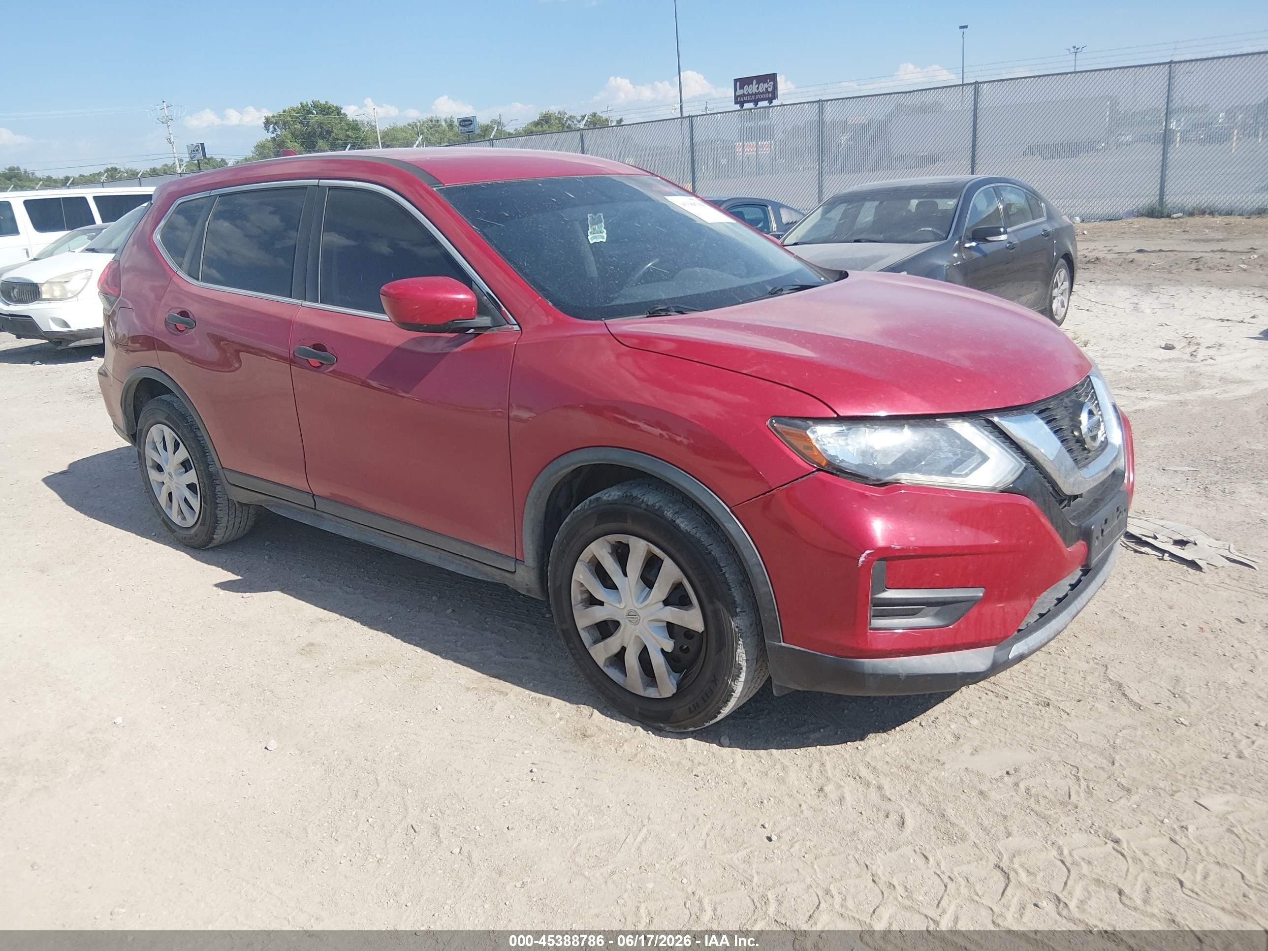 2017 Nissan Rogue S, VIN JN8AT2MT7HW387655 — Repossession
