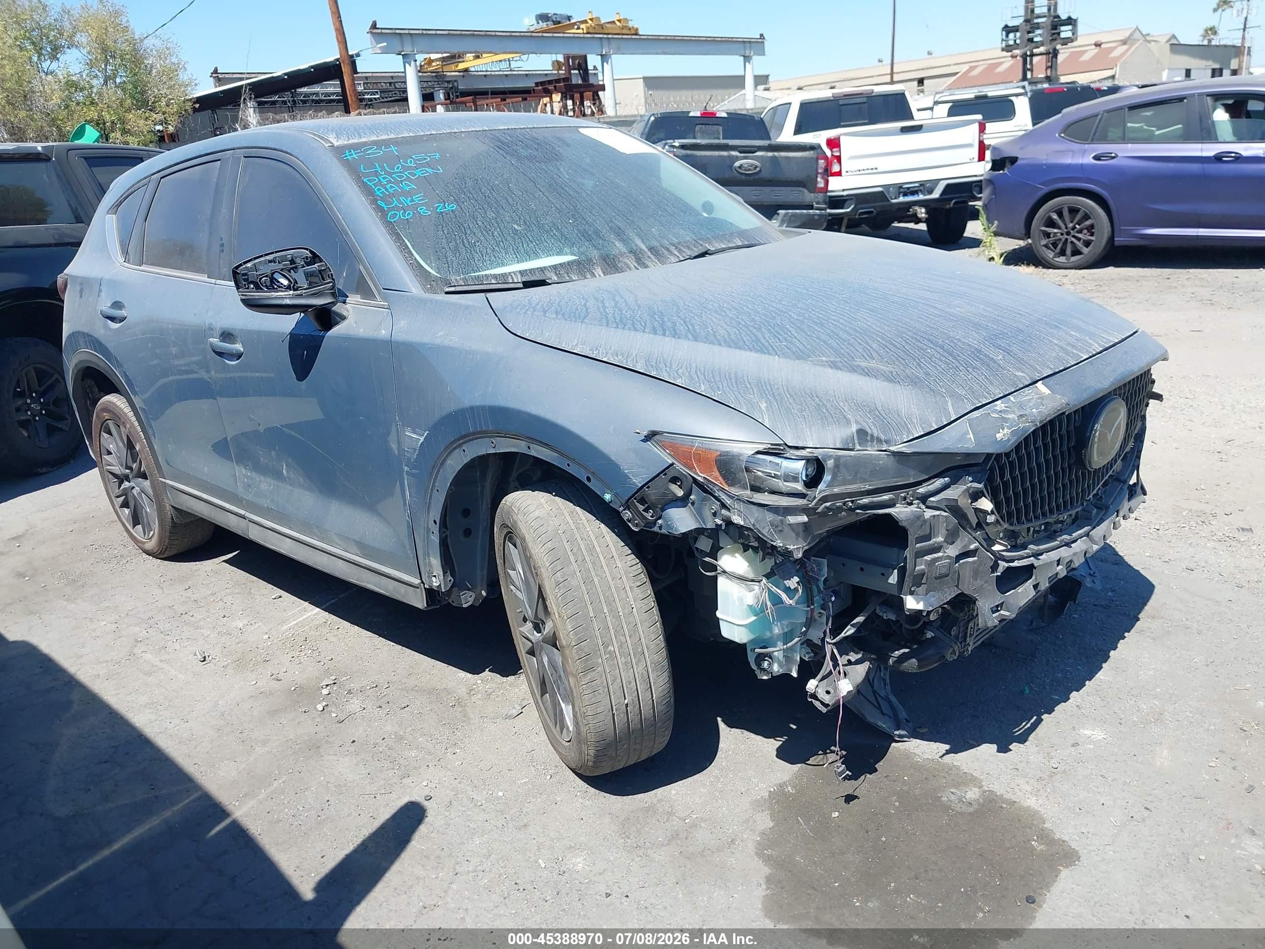 2021 Mazda CX-5 Carbon Edition, VIN JM3KFBCY0M0491185 — Front end