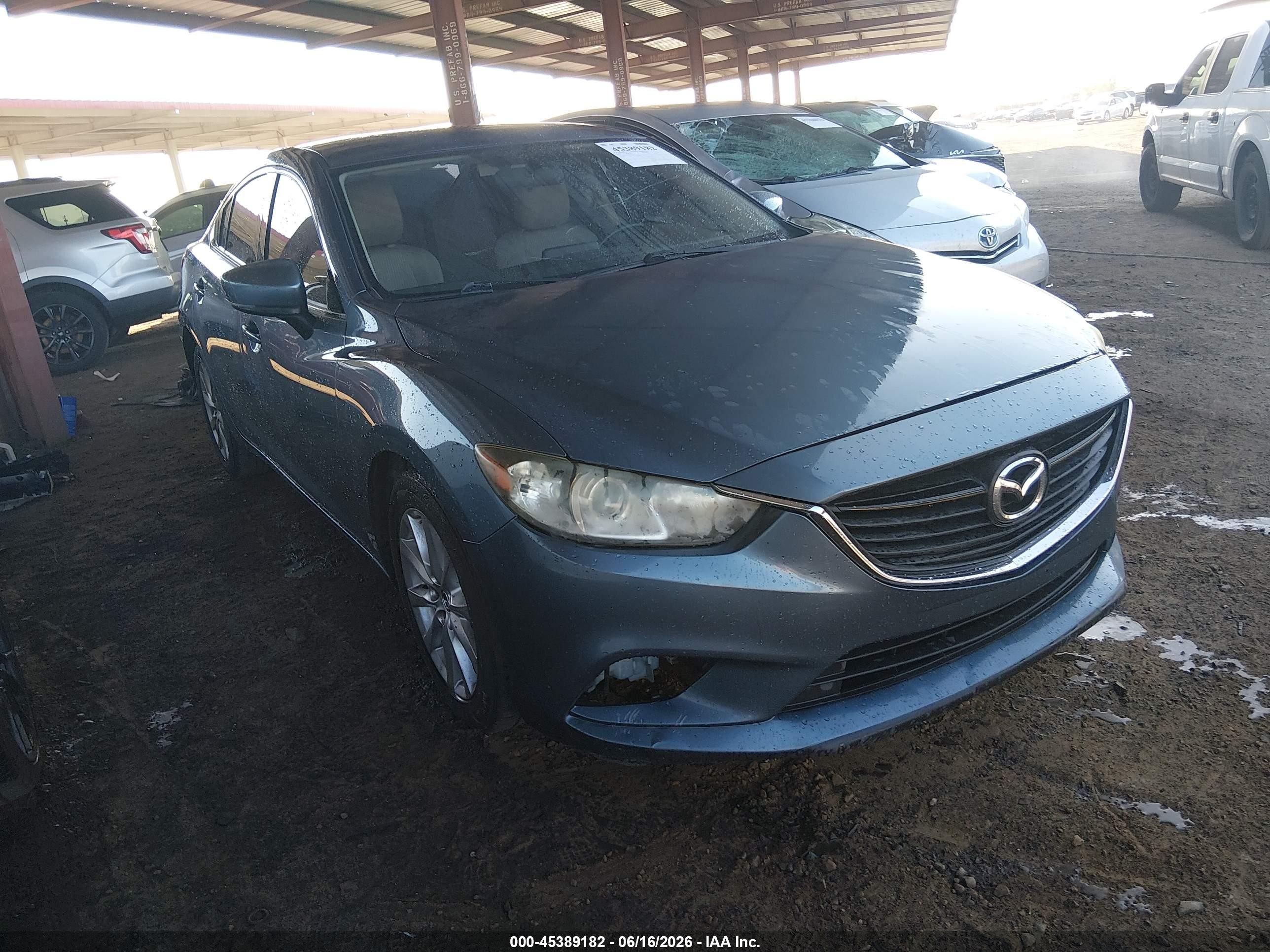 2017 Mazda 6 Sport, VIN JM1GL1U50H1117410 — Side