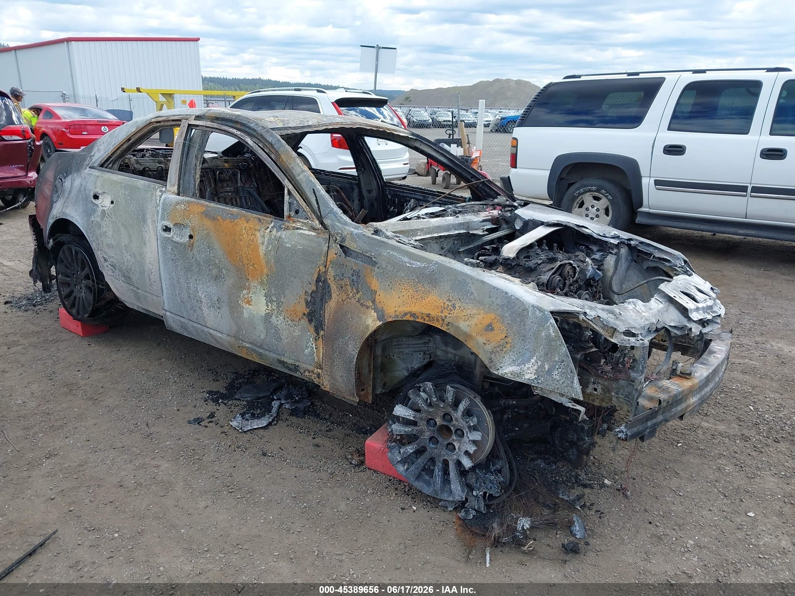 2011 Cadillac CTS Performance, VIN 1G6DK5EY1B0166623 — Burn