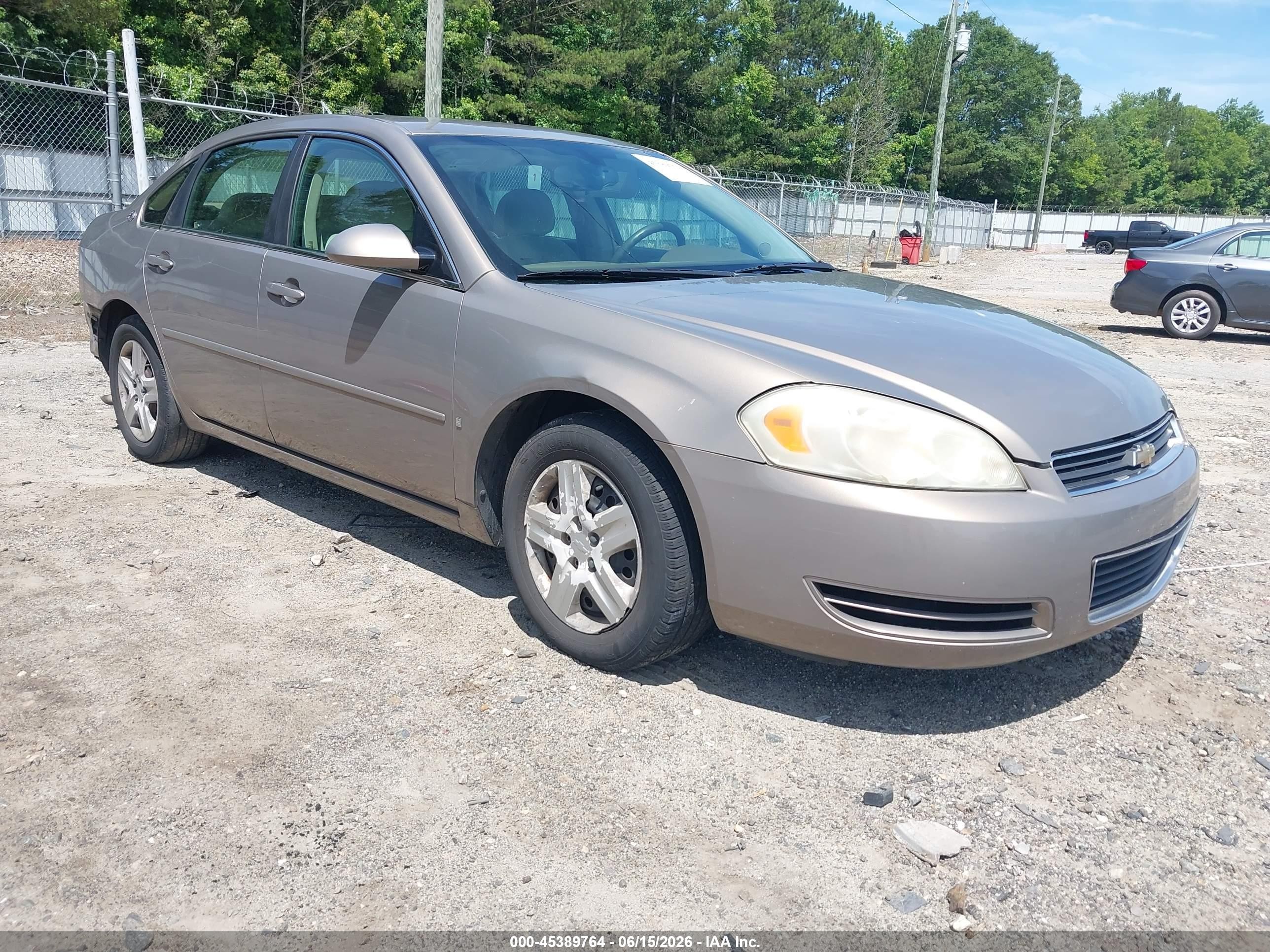2006 Chevrolet Impala LT 3.5L, VIN 2G1WT58K369300997 — Rear end