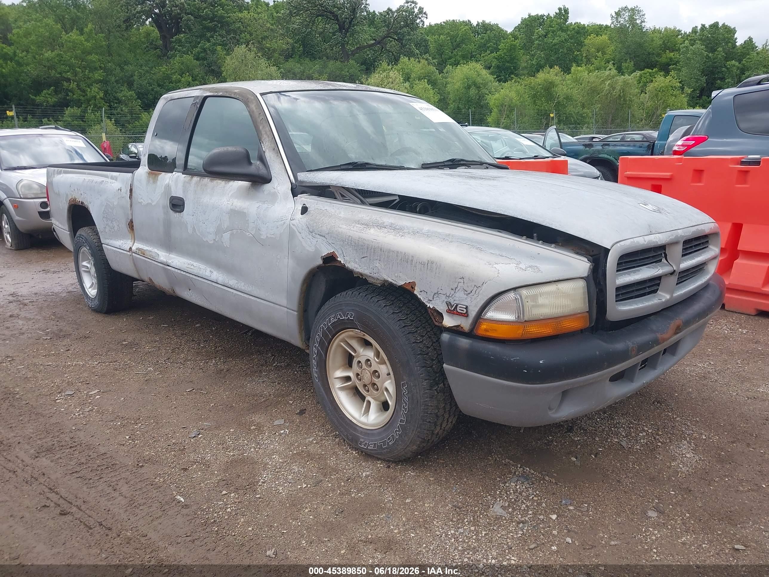 2000 Dodge Dakota, VIN 1B7GL22X1YS620836 — Обычный износ