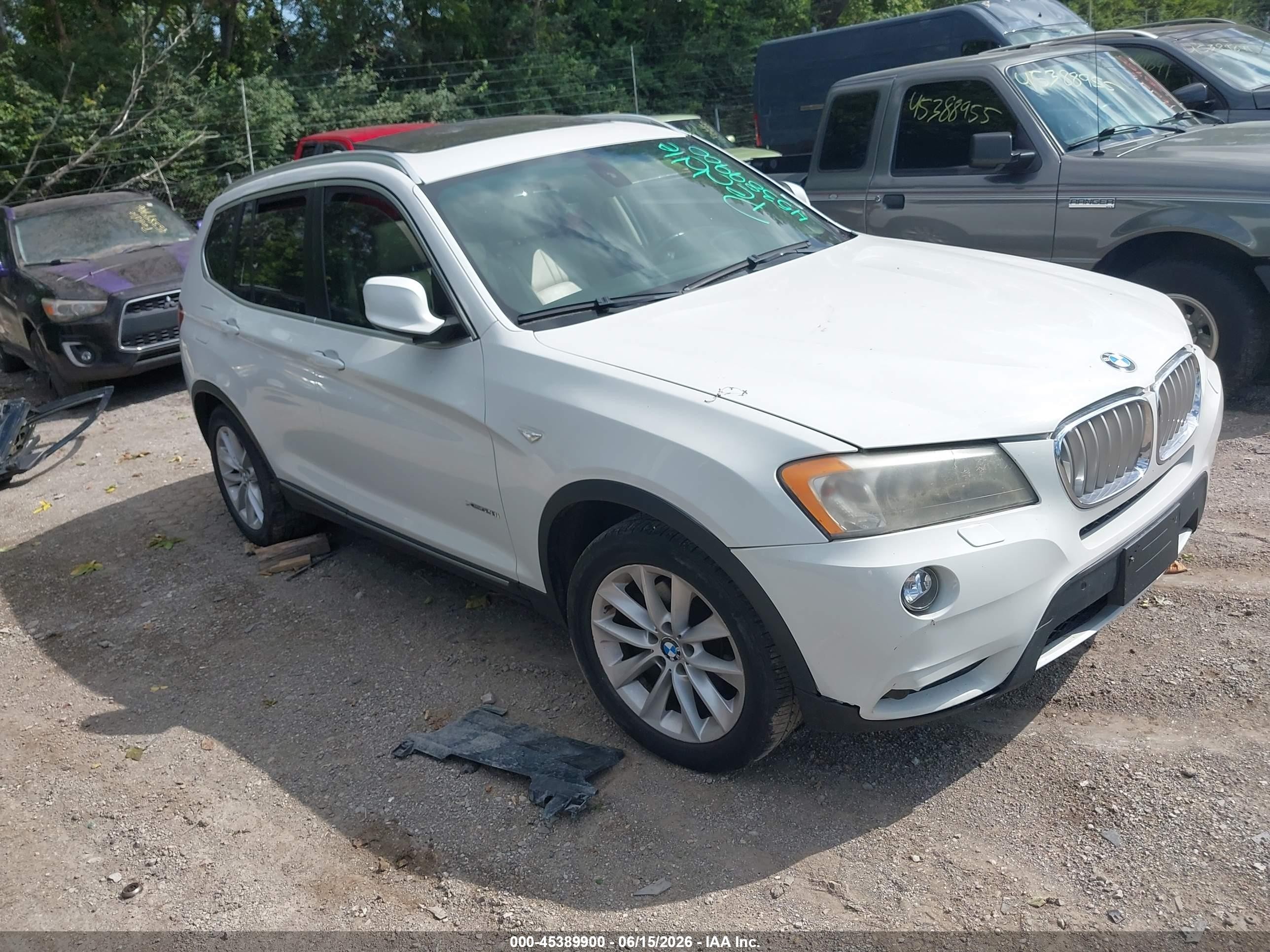 2011 BMW X3 28i, VIN 5UXWX5C56BL711485 — Normal wear