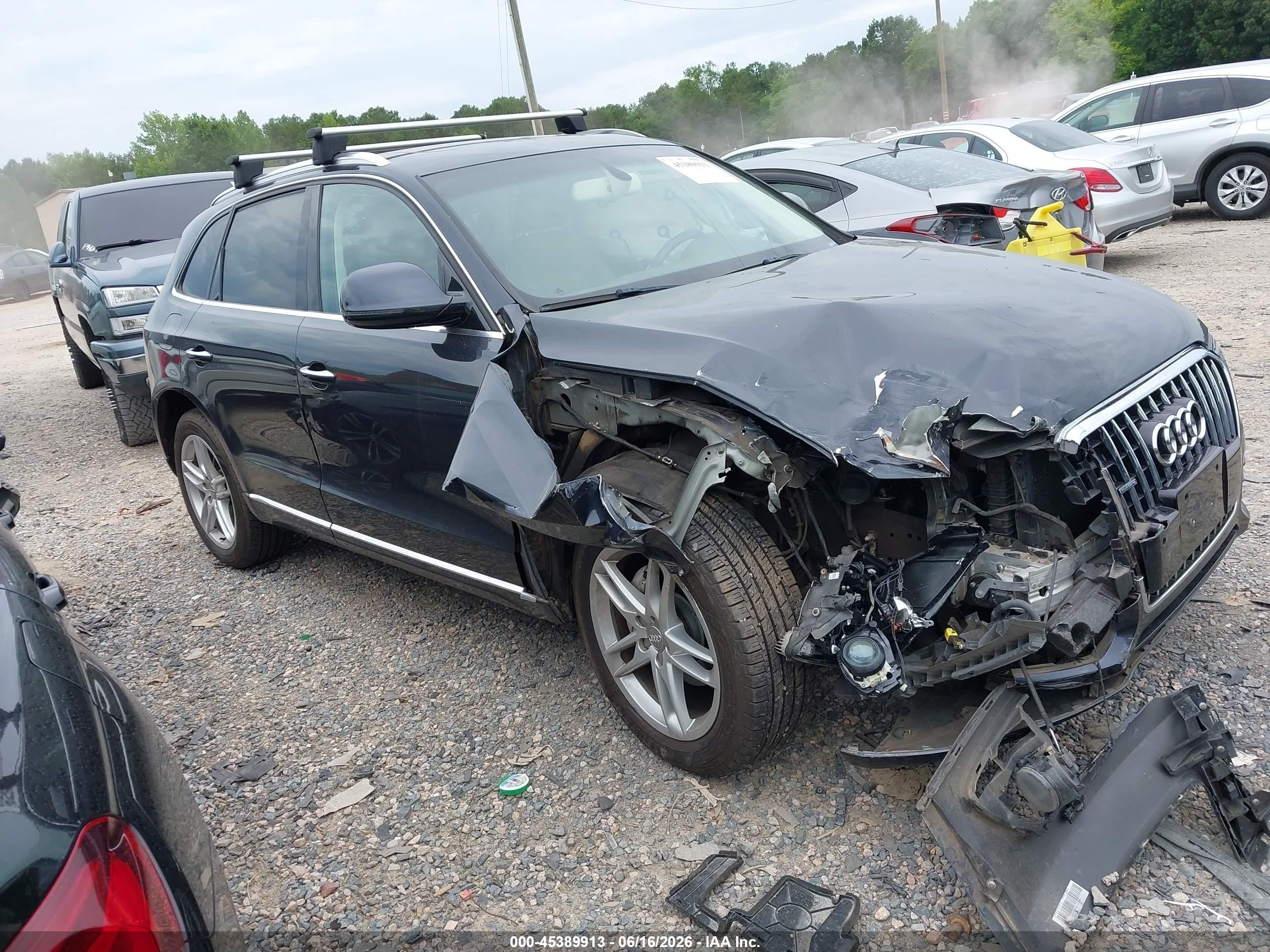 2016 Audi Q5 Premium Plus, VIN WA1L2AFP9GA018593 — Front end