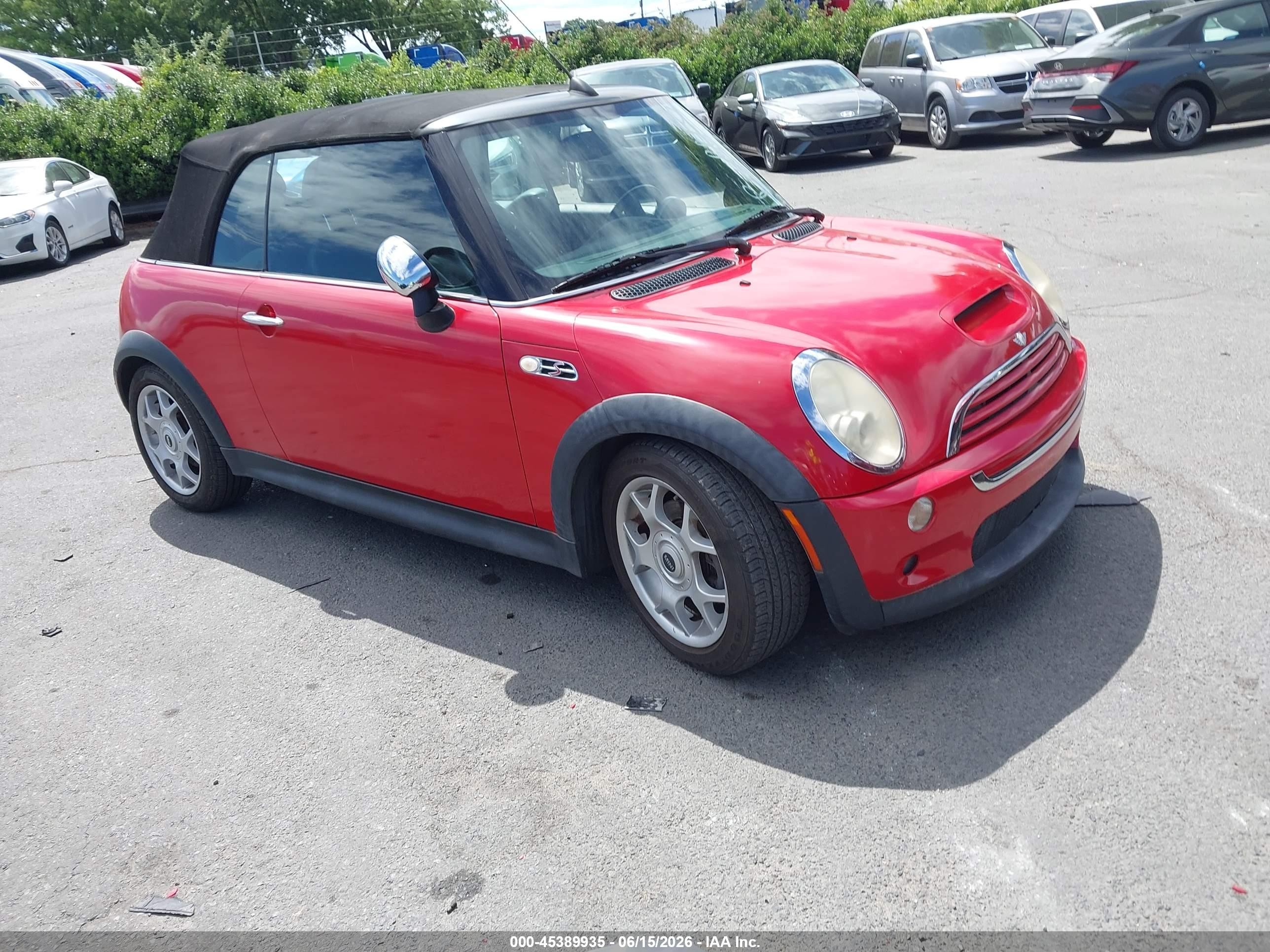 2007 MINI Convertible S, VIN WMWRH33507TJ43688 — Обычный износ