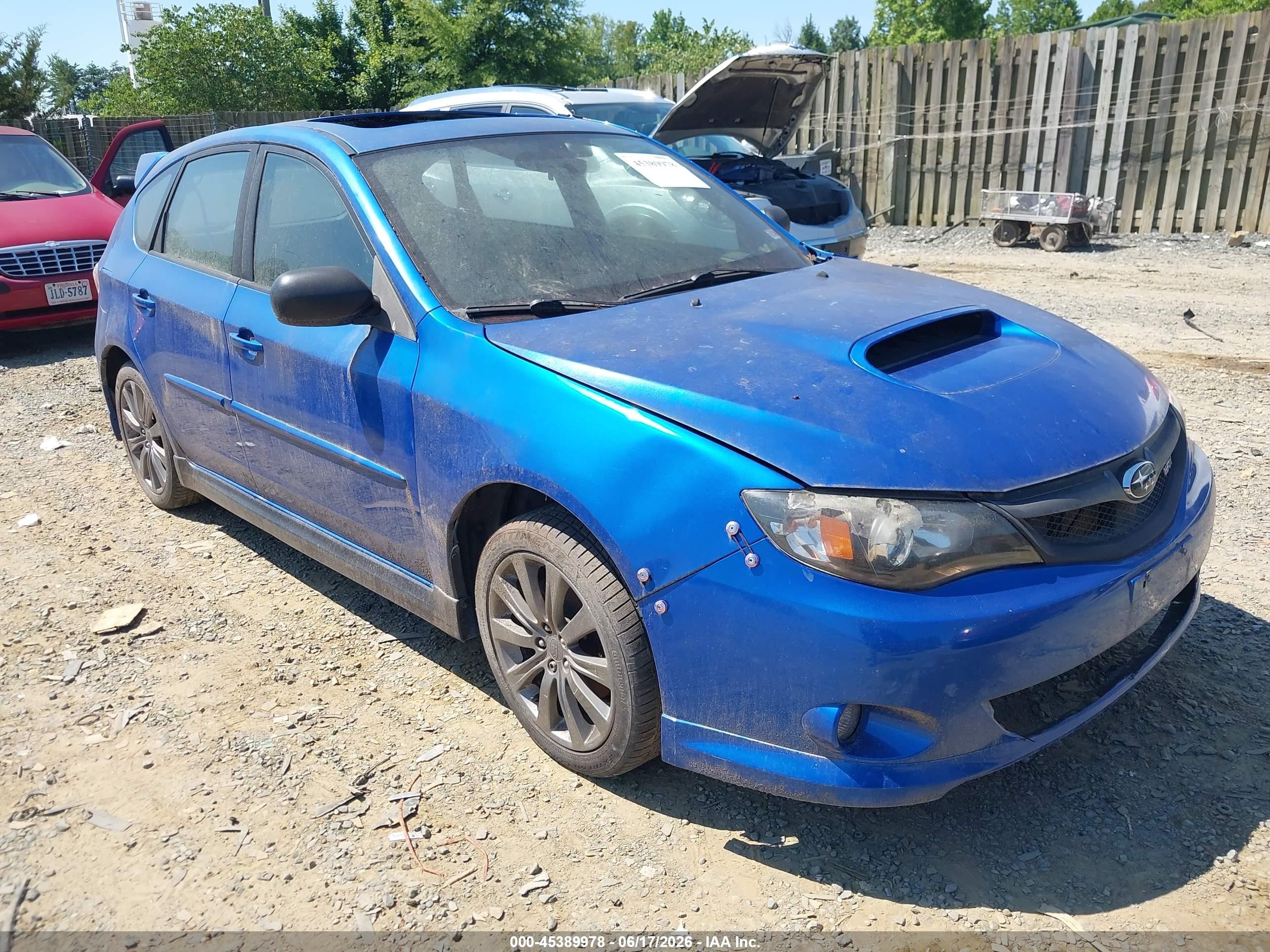 2009 Subaru WRX, VIN JF1GH76629G826550 — Обычный износ
