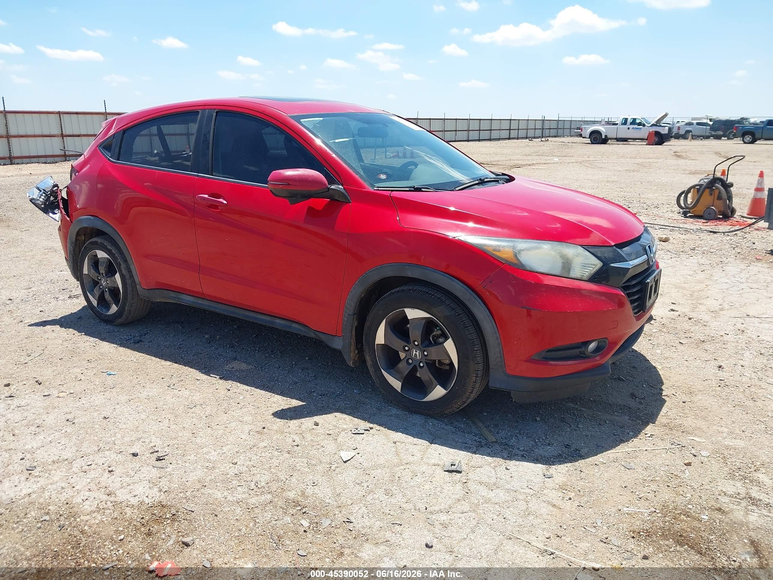 2018 Honda HR-V EX, VIN 3CZRU5H53JG702913 — Rear end