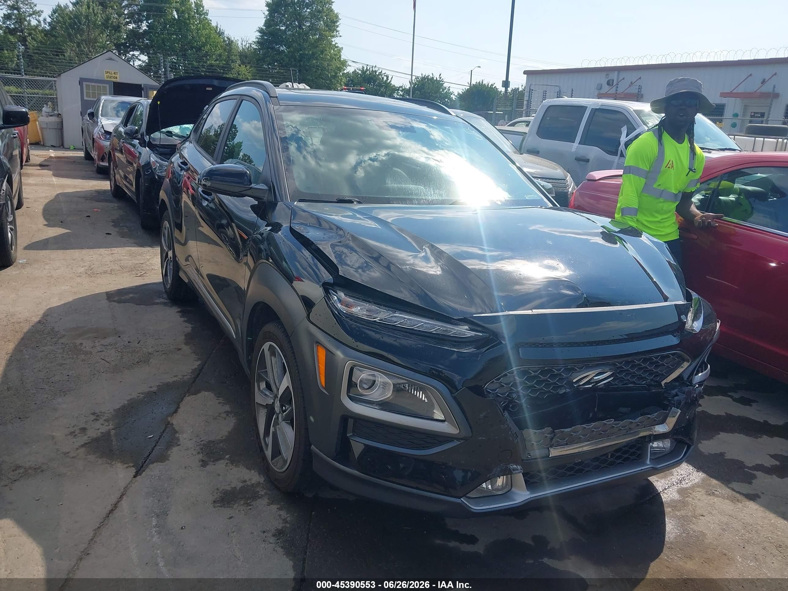 2018 Hyundai Kona Limited, VIN KM8K33A54JU085362 — Front end