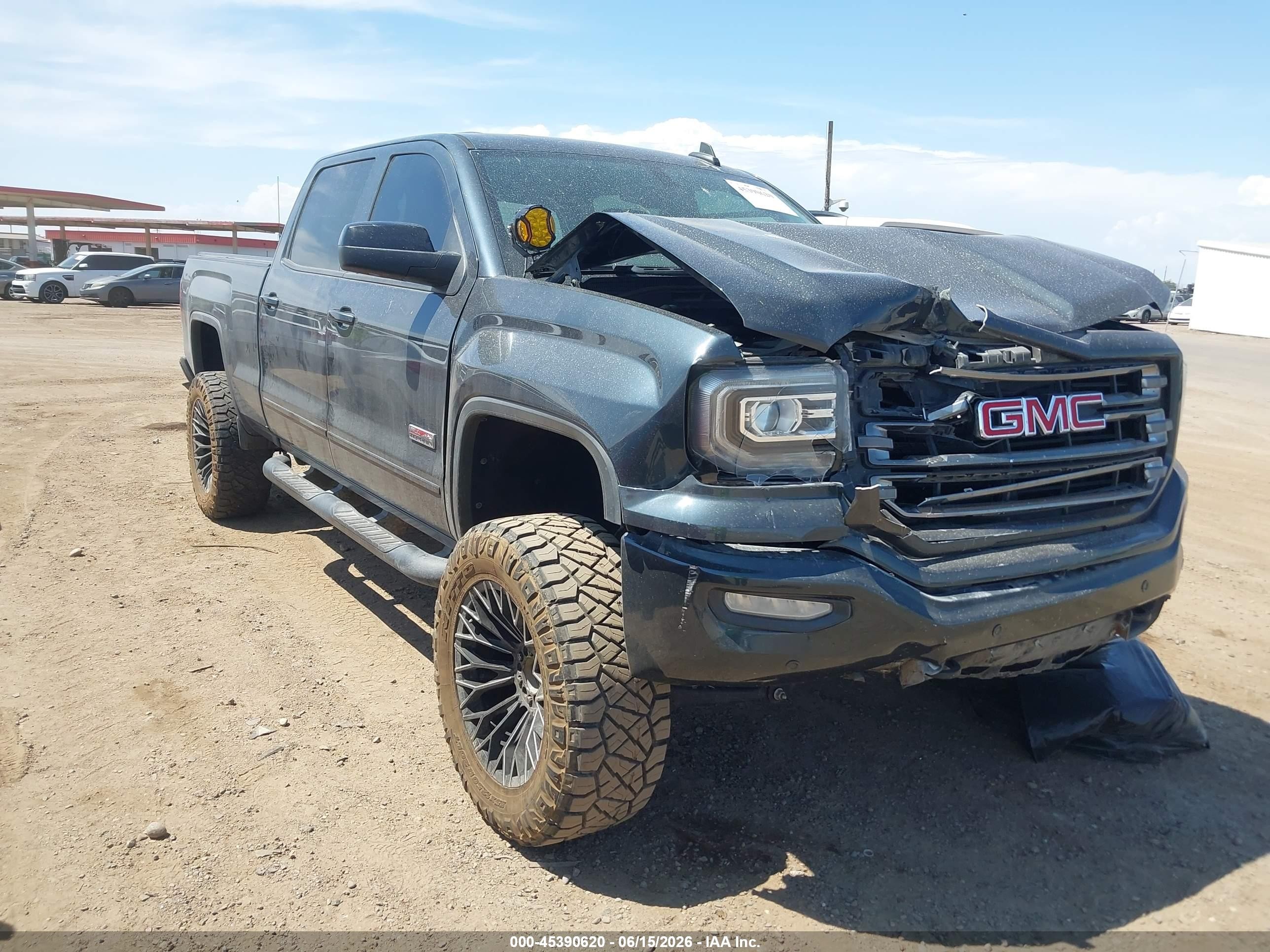 2017 GMC Sierra 1500 SLT, VIN 3GTU2NEC4HG308291 — Not stated