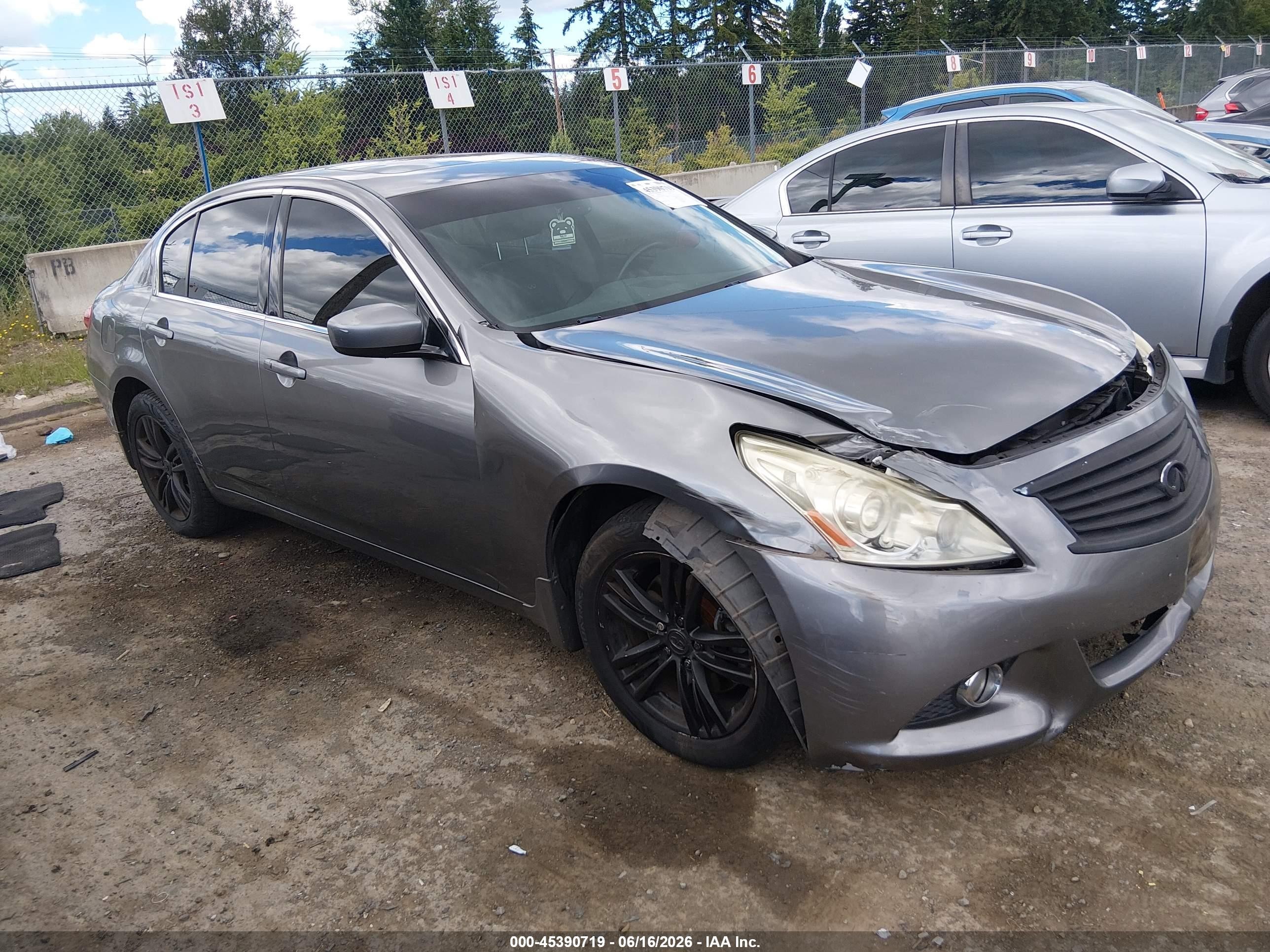 2010 Infiniti G37 x, VIN JN1CV6AR1AM461672 — Front end