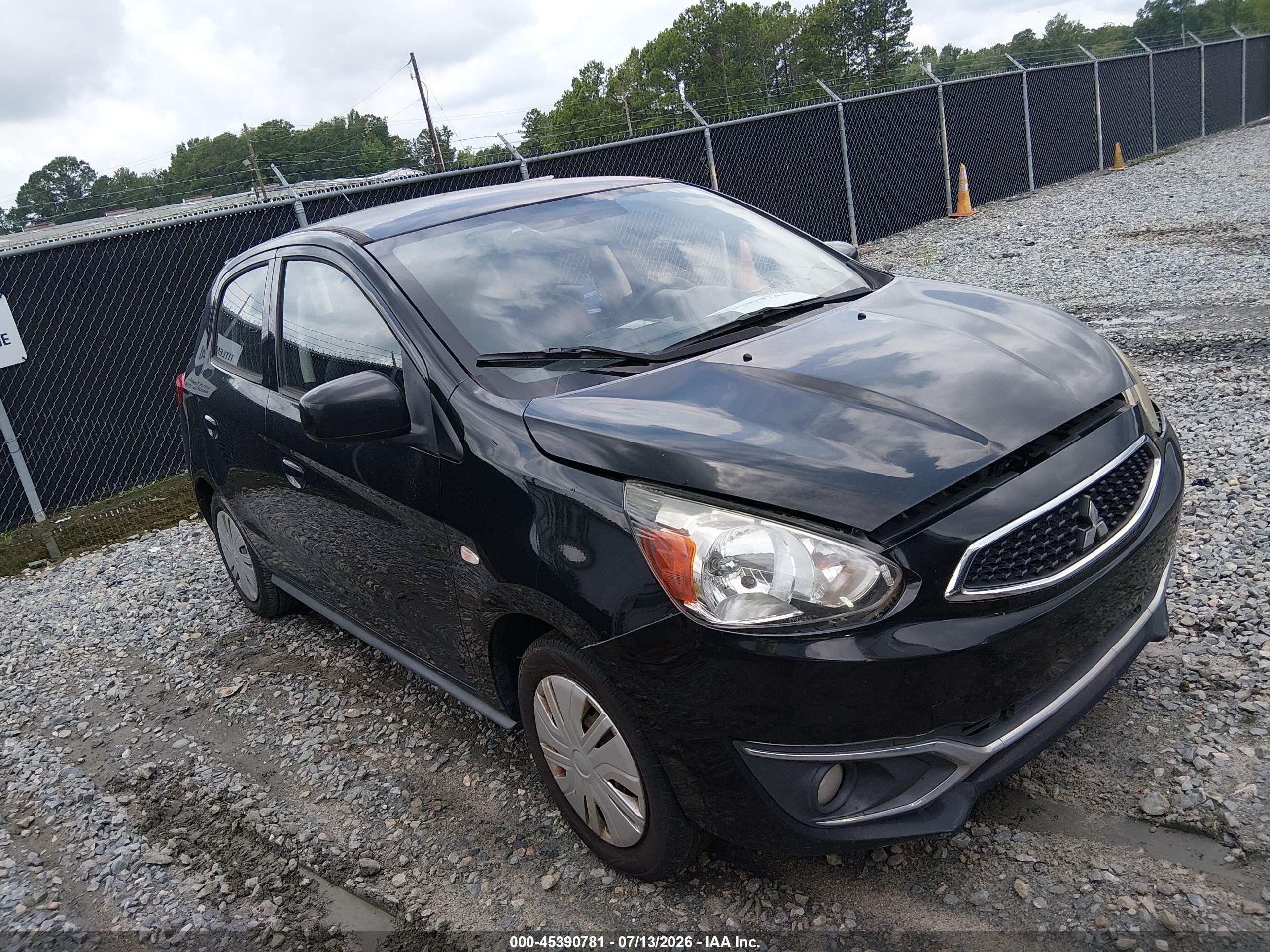 2017 Mitsubishi Mirage ES, VIN ML32A3HJ0HH000245 — Normal wear