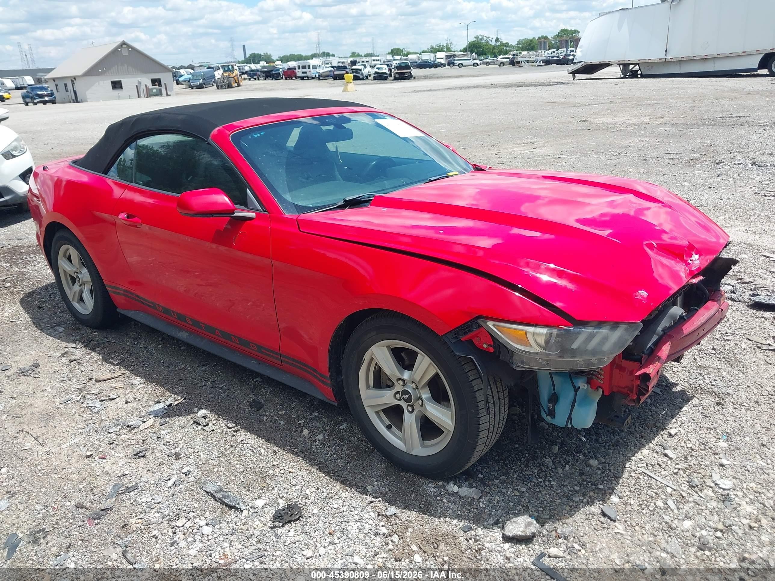 2016 Ford Mustang V6, VIN 1FATP8EM8G5281101 — Front end