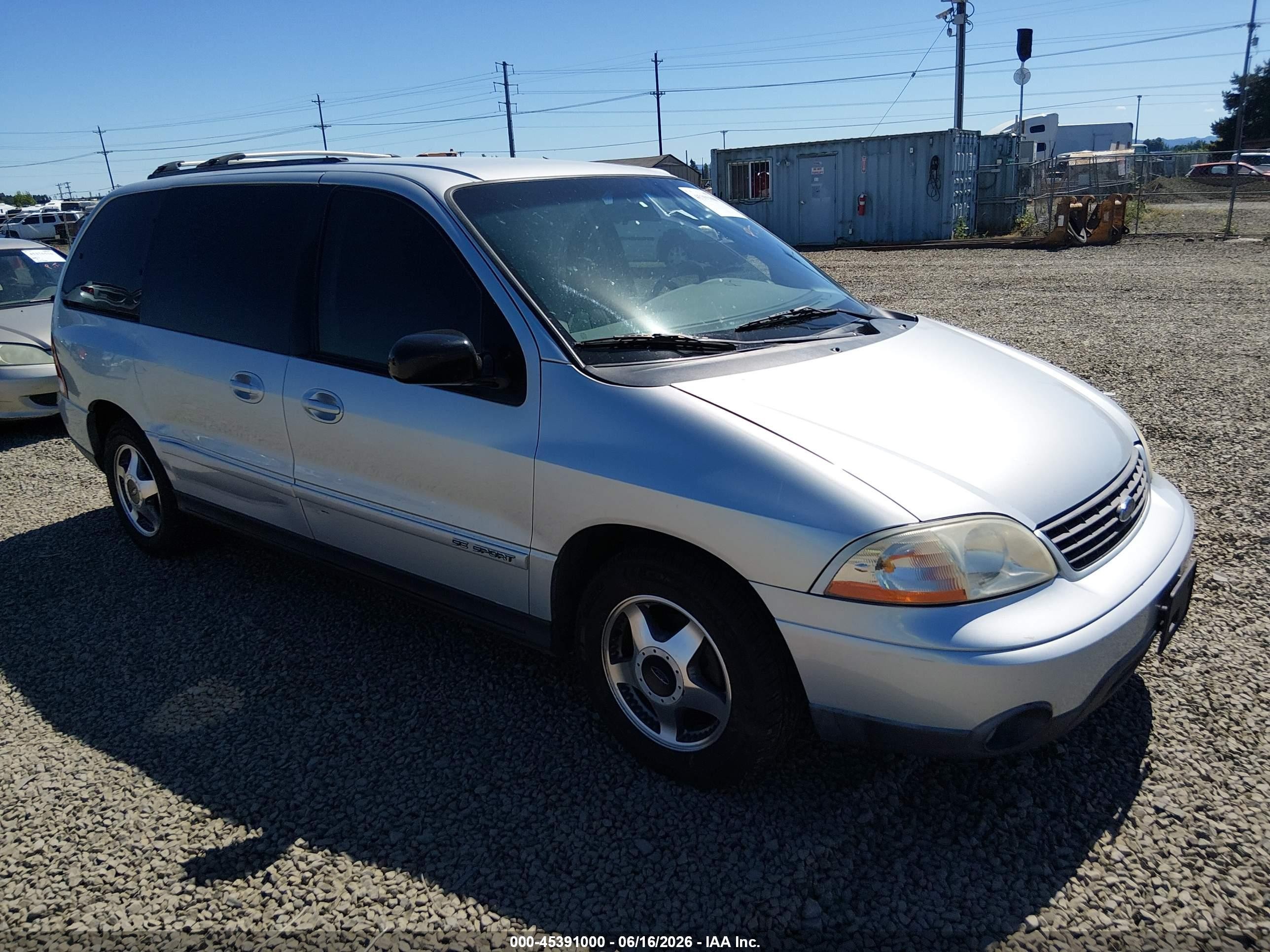 2001 Ford Windstar, VIN 2FMDA57421BA40399 — Normal wear