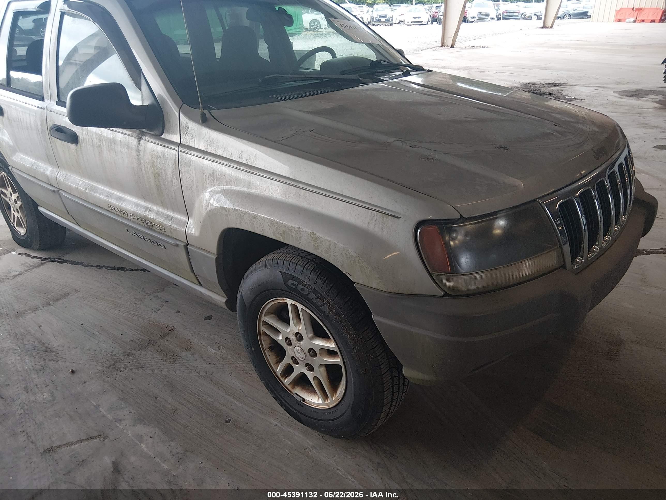 2003 Jeep Grand Cherokee Laredo, VIN 1J4GW48S53C587111 — Обычный износ