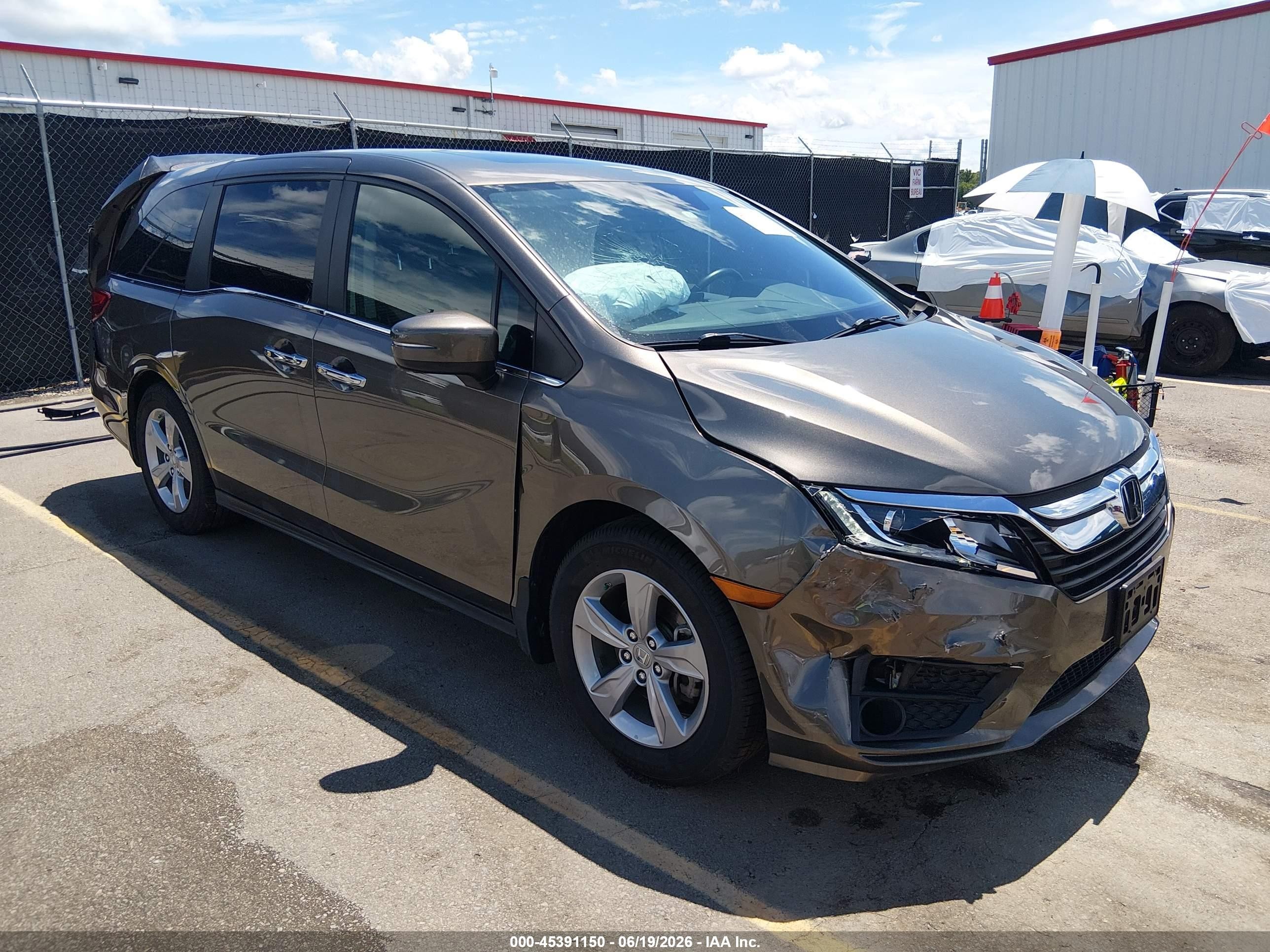 2019 Honda Odyssey EX-L, VIN 5FNRL6H7XKB128401 — По всему кузову