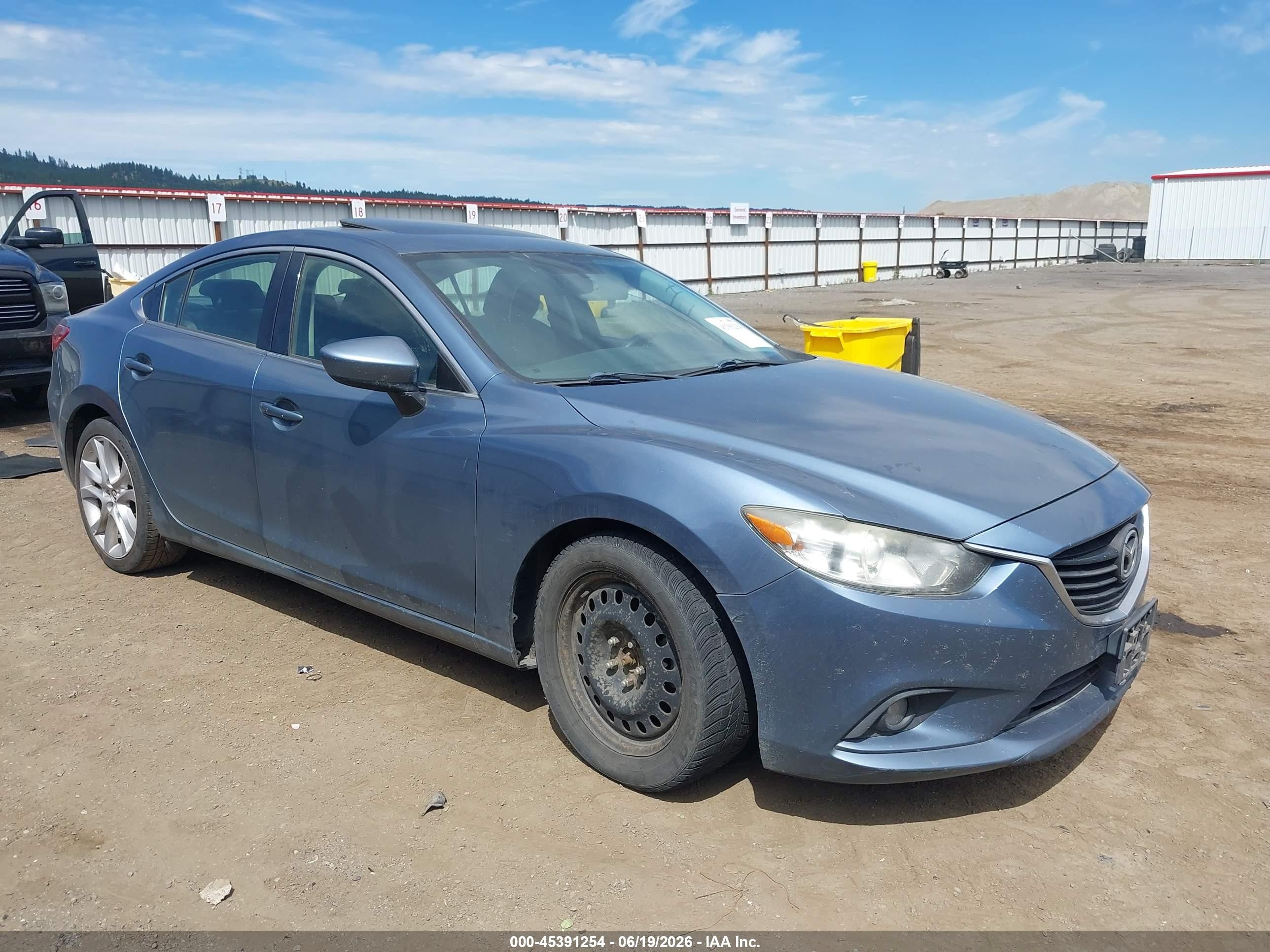 2015 Mazda 6 i Touring, VIN JM1GJ1V67F1174925 — Front end