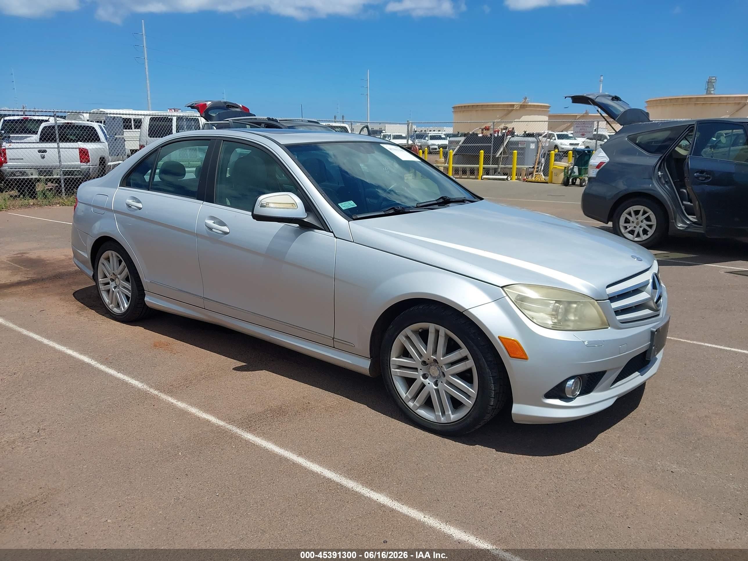 2008 Mercedes-Benz C 300 Sport, VIN WDDGF54X08F059503 — Normal wear