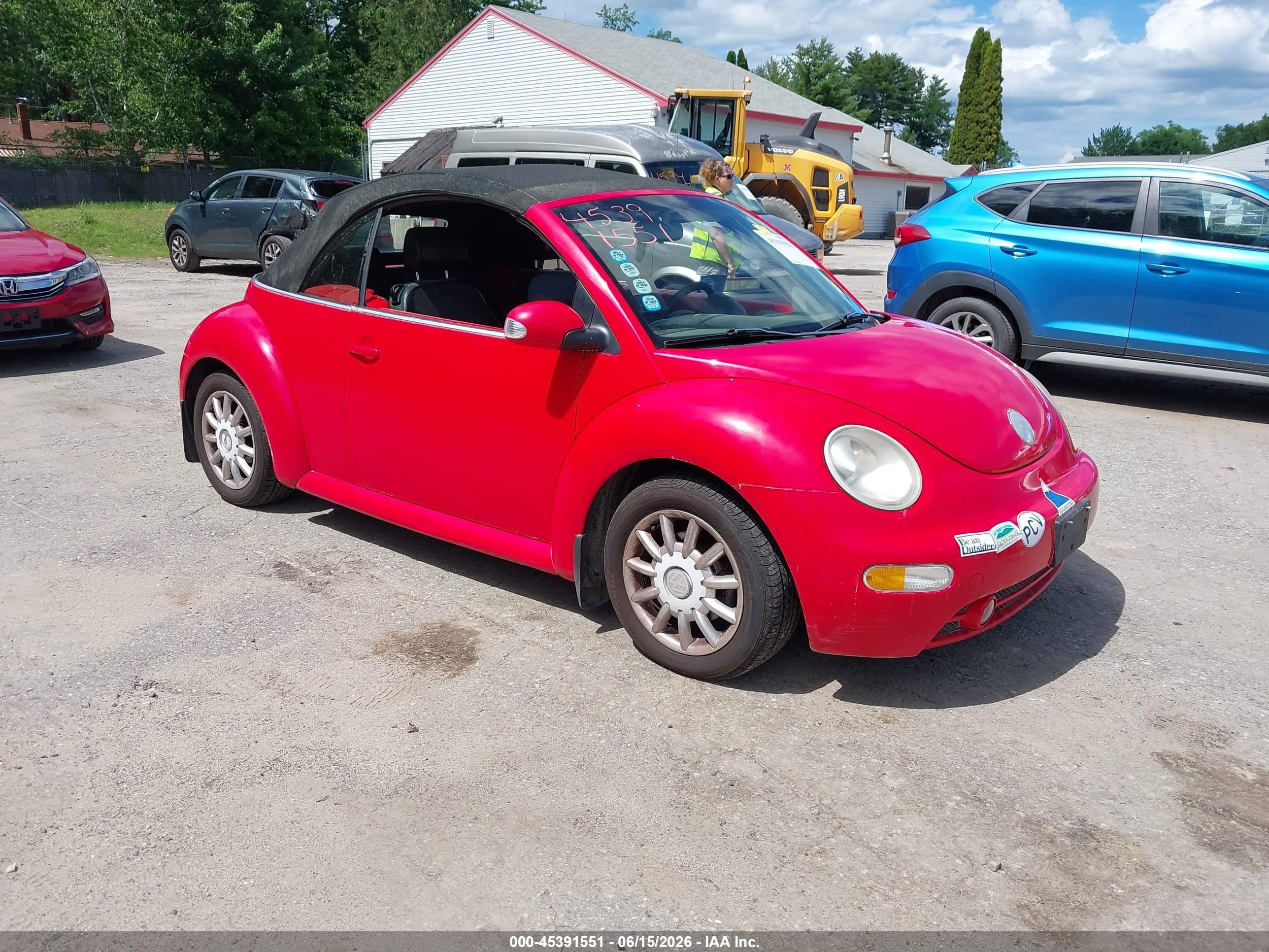 2004 Volkswagen Beetle GLS, VIN 3VWCM21Y24M306473 — Обычный износ