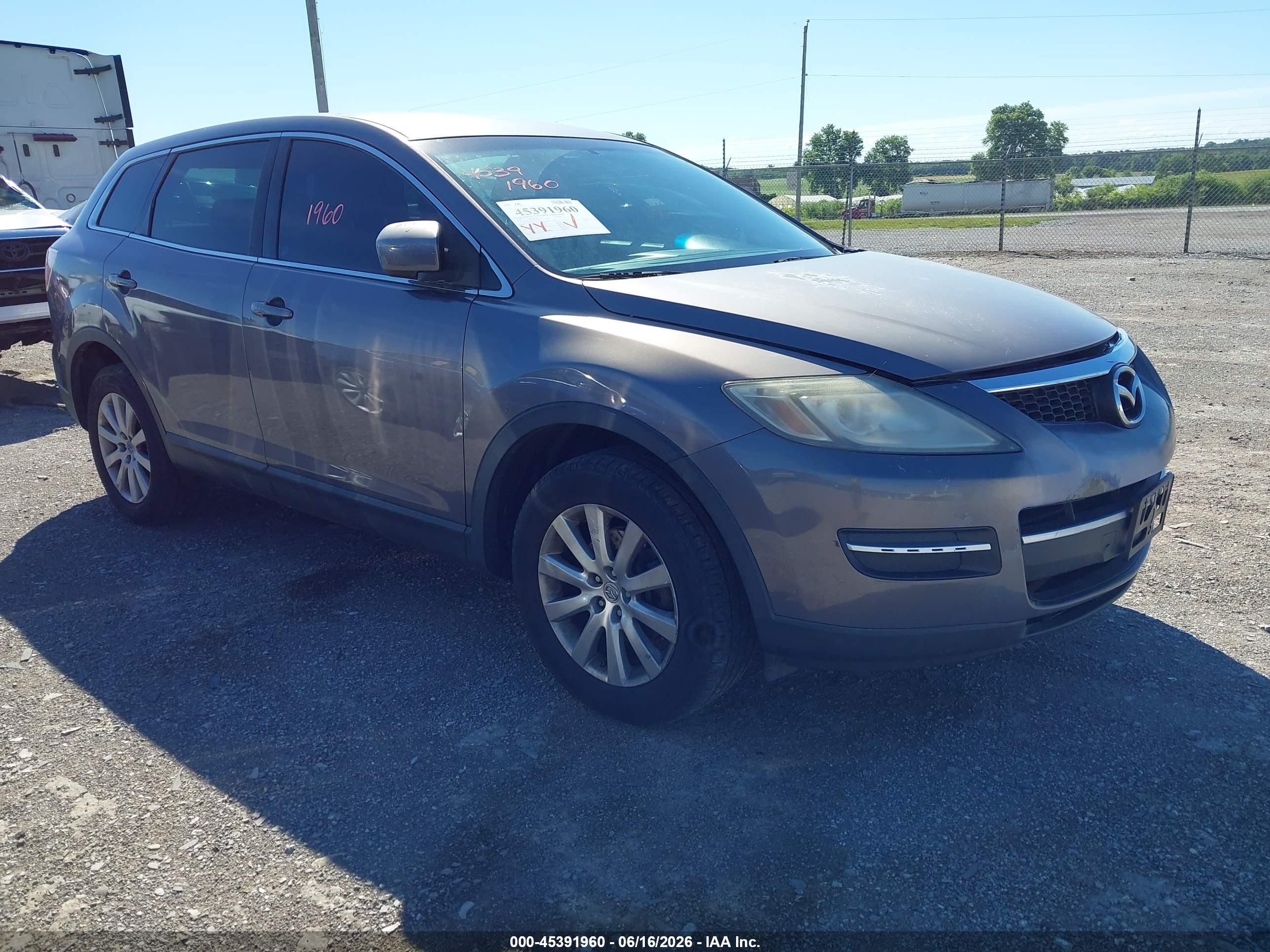 2007 Mazda CX-9 Grand Touring, VIN JM3TB38C870110352 — Front end
