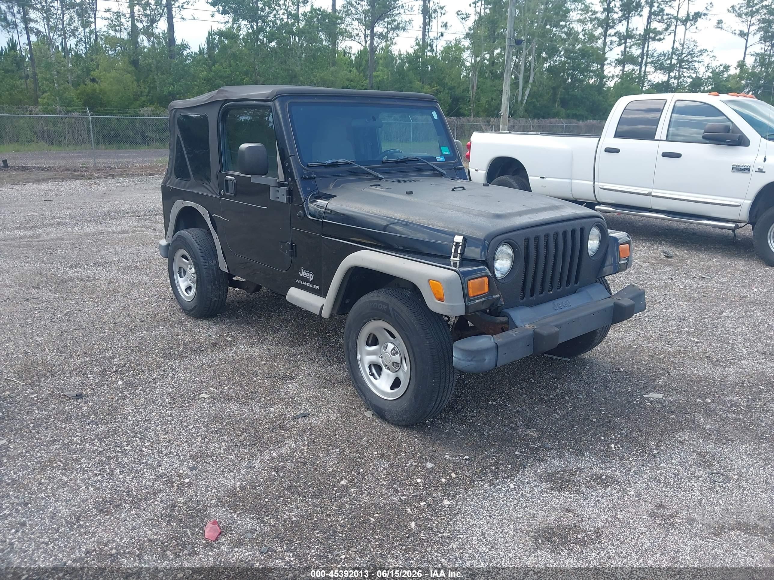 2005 Jeep Wrangler SE, VIN 1J4FA29175P314347 — Mechanical