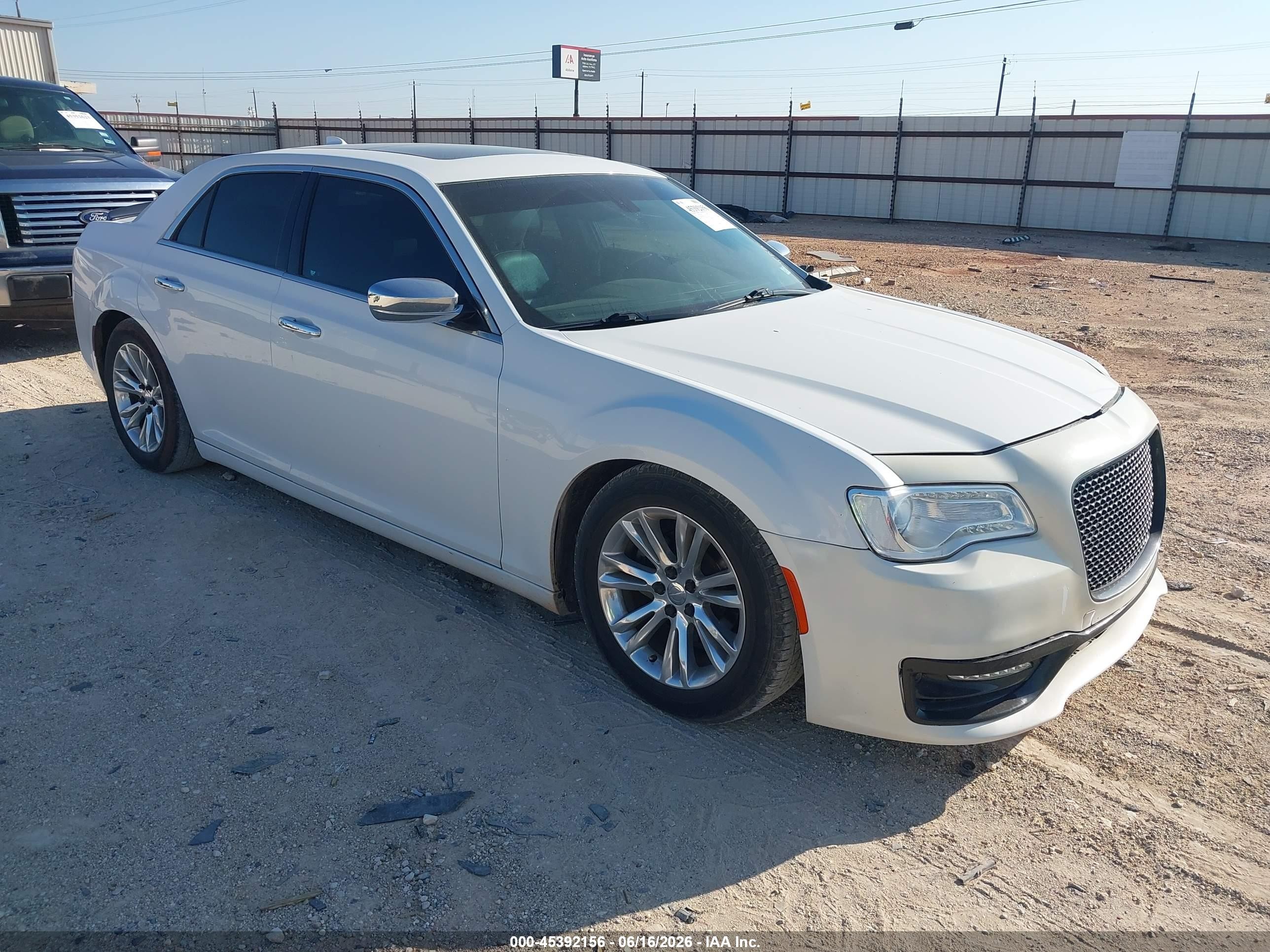 2016 Chrysler 300 C, VIN 2C3CCAEGXGH349415 — Repossession