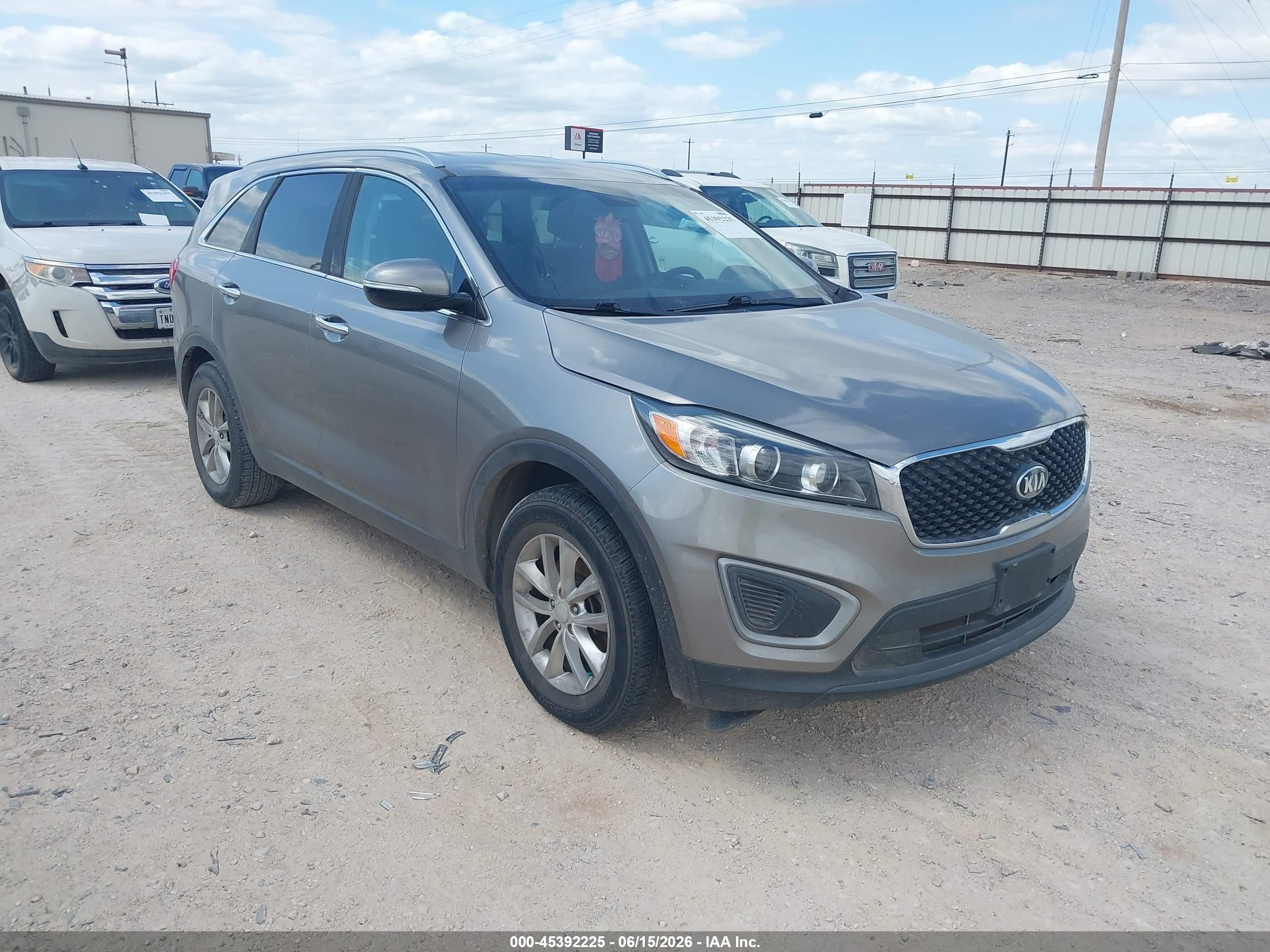 2017 Kia Sorento LX, VIN 5XYPG4A34HG256075 — Repossession