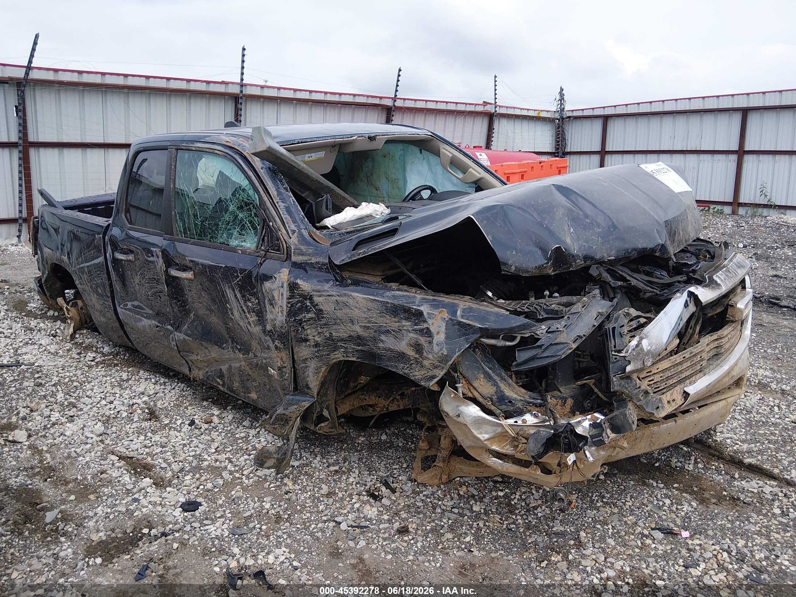 2020 Ram 1500 Big Horn, VIN 1C6SRFBT2LN136735 — Engine fire