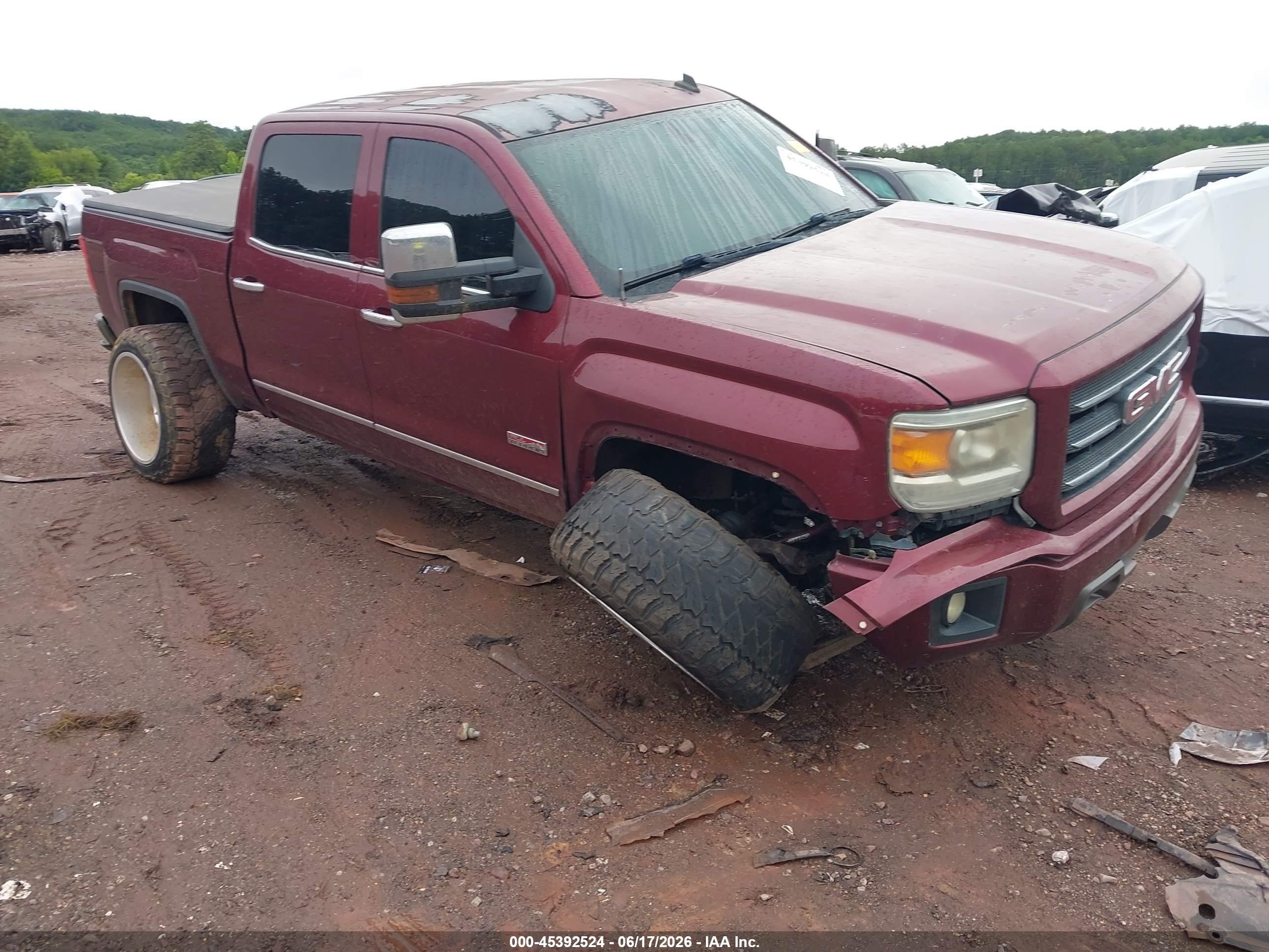 2014 GMC Sierra 1500 SLT, VIN 3GTU2VEC5EG451925 — Front end