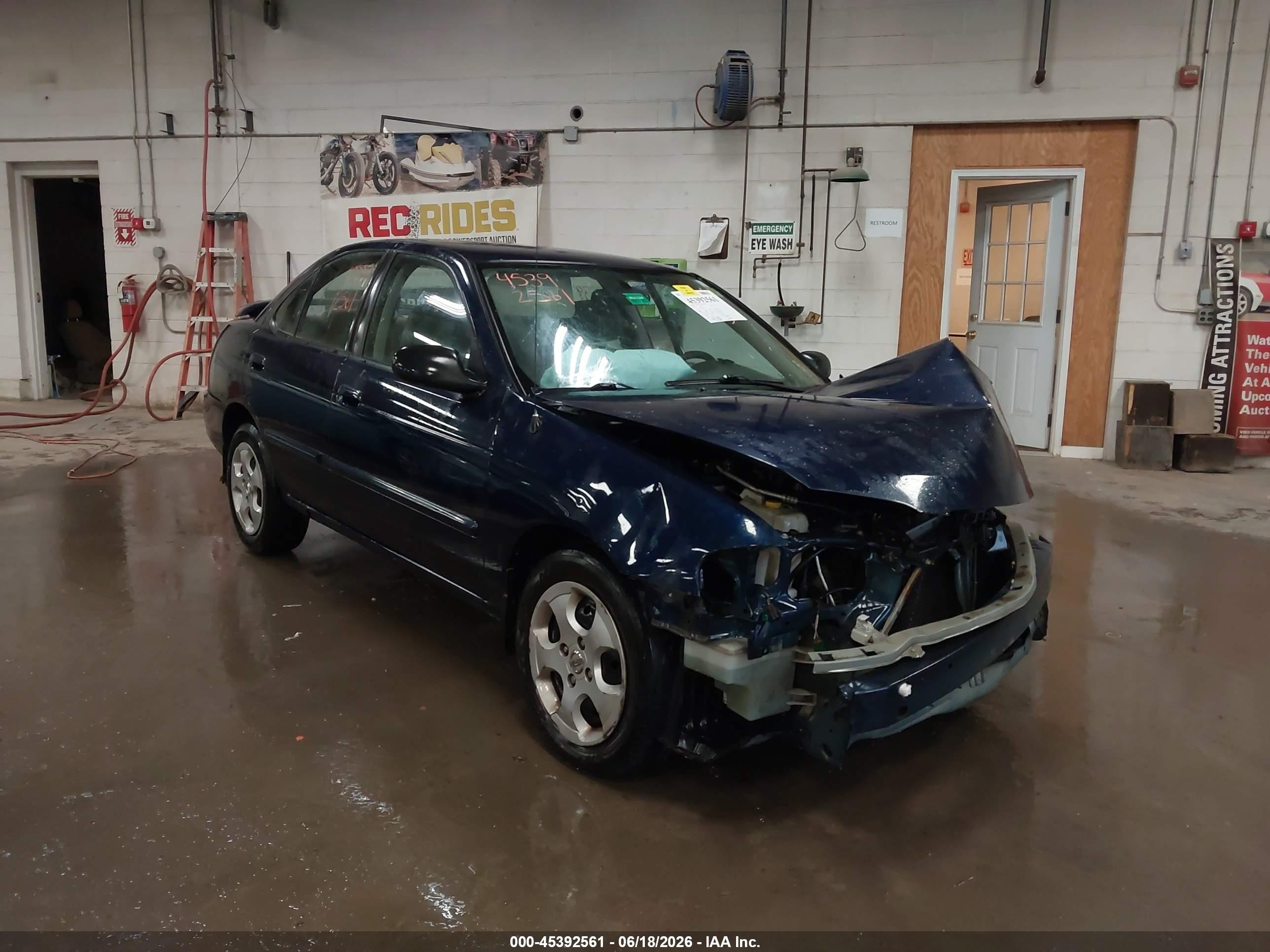 2005 Nissan Sentra S, VIN 3N1CB51D95L551109 — Перед