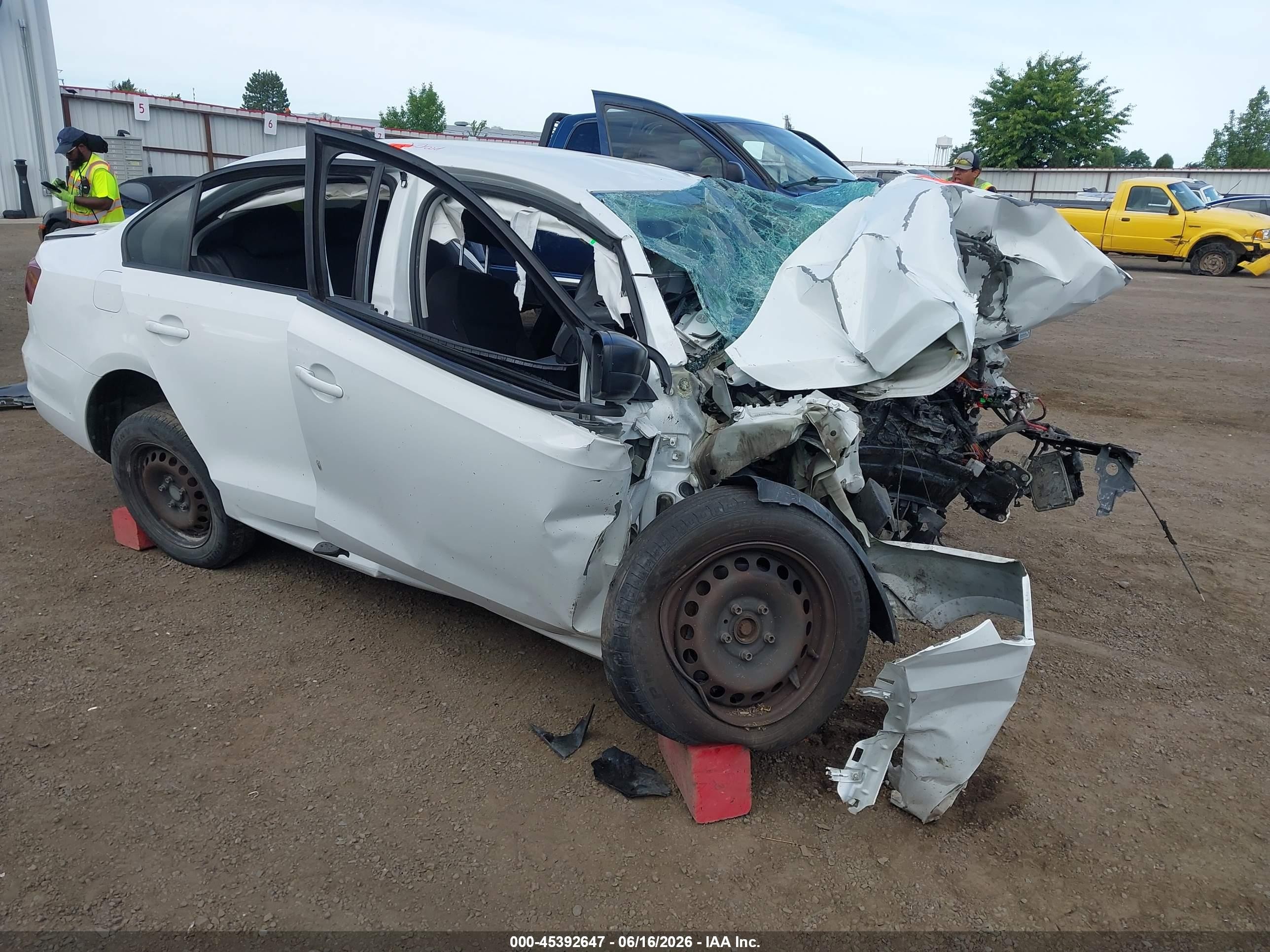 2016 Volkswagen Jetta S, VIN 3VW267AJ2GM397058 — Biohazard / chemical