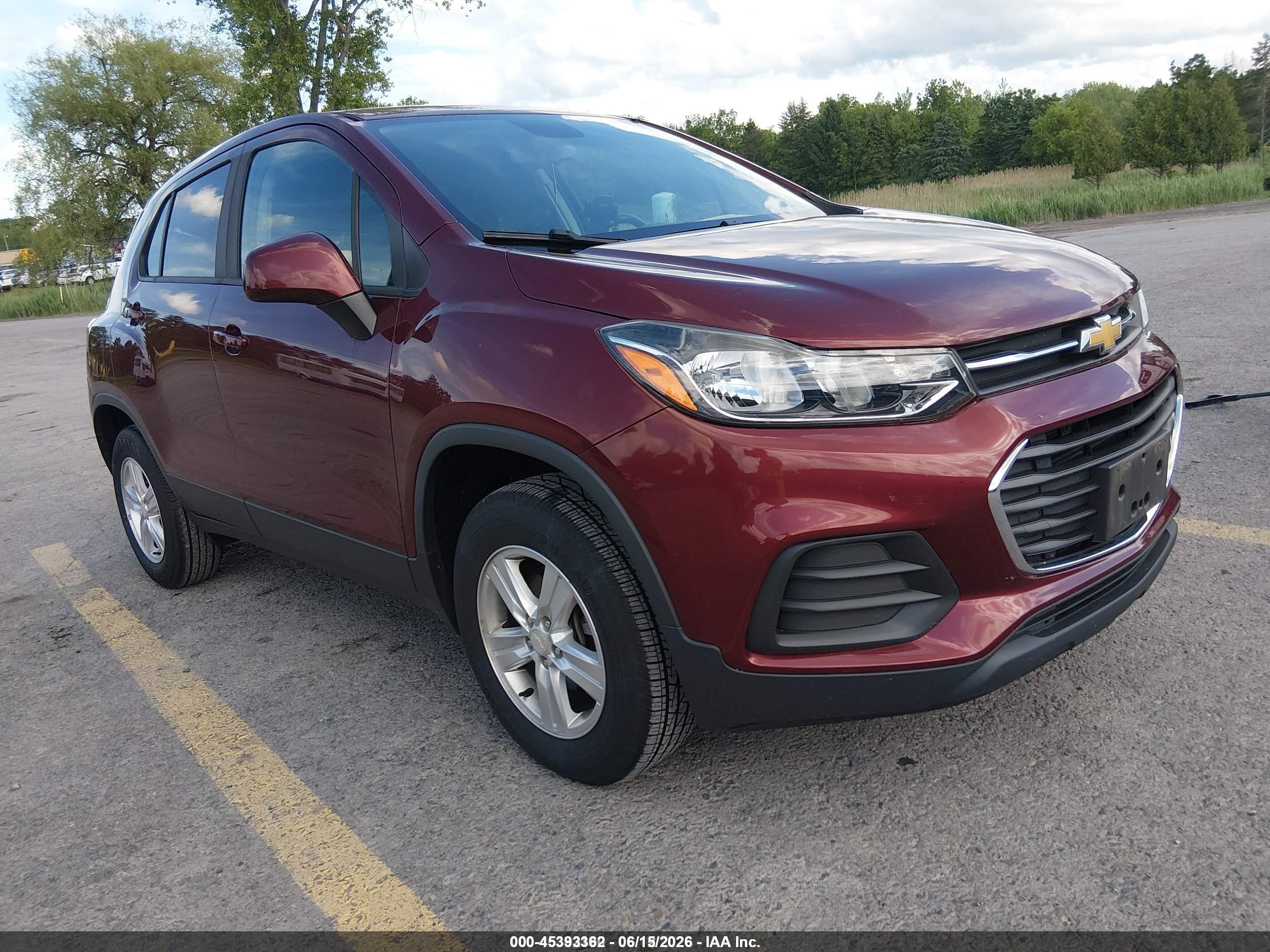 2017 Chevrolet Trax LS, VIN 3GNCJNSB2HL269726 — Normal wear