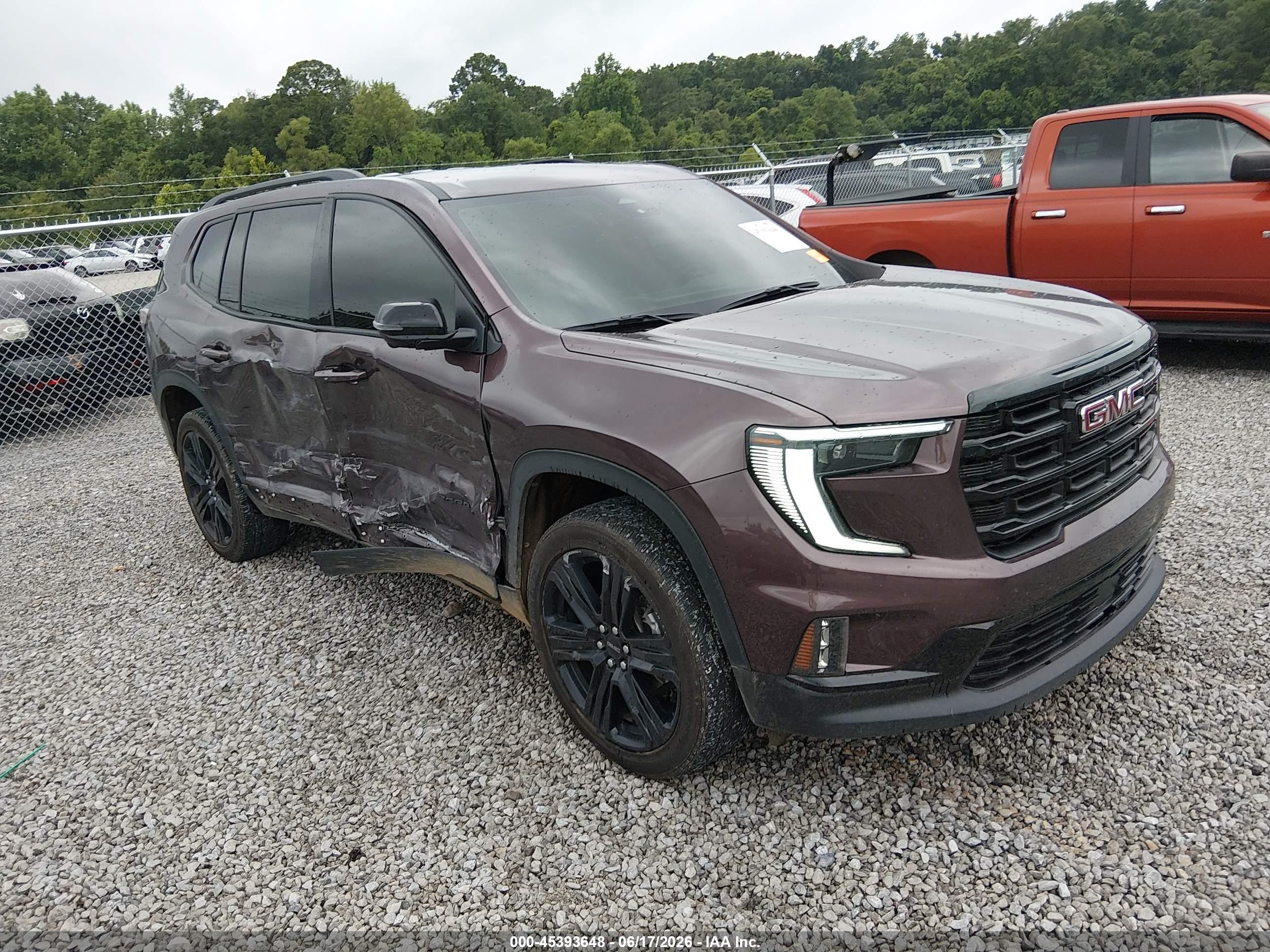 2024 GMC Acadia FWD Elevation, VIN 1GKENKKS7RJ211404 — Side