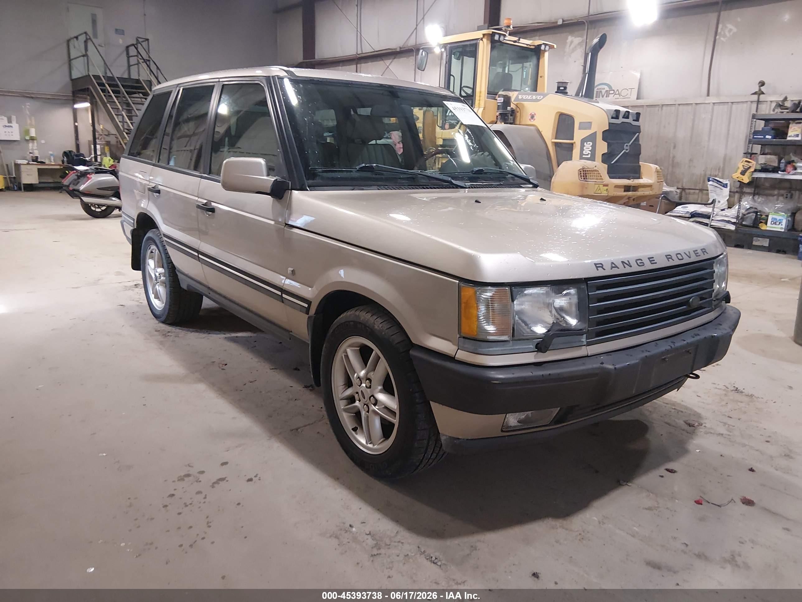 2002 Land Rover Range Rover HSE, VIN SALPM16402A465225 — Обычный износ