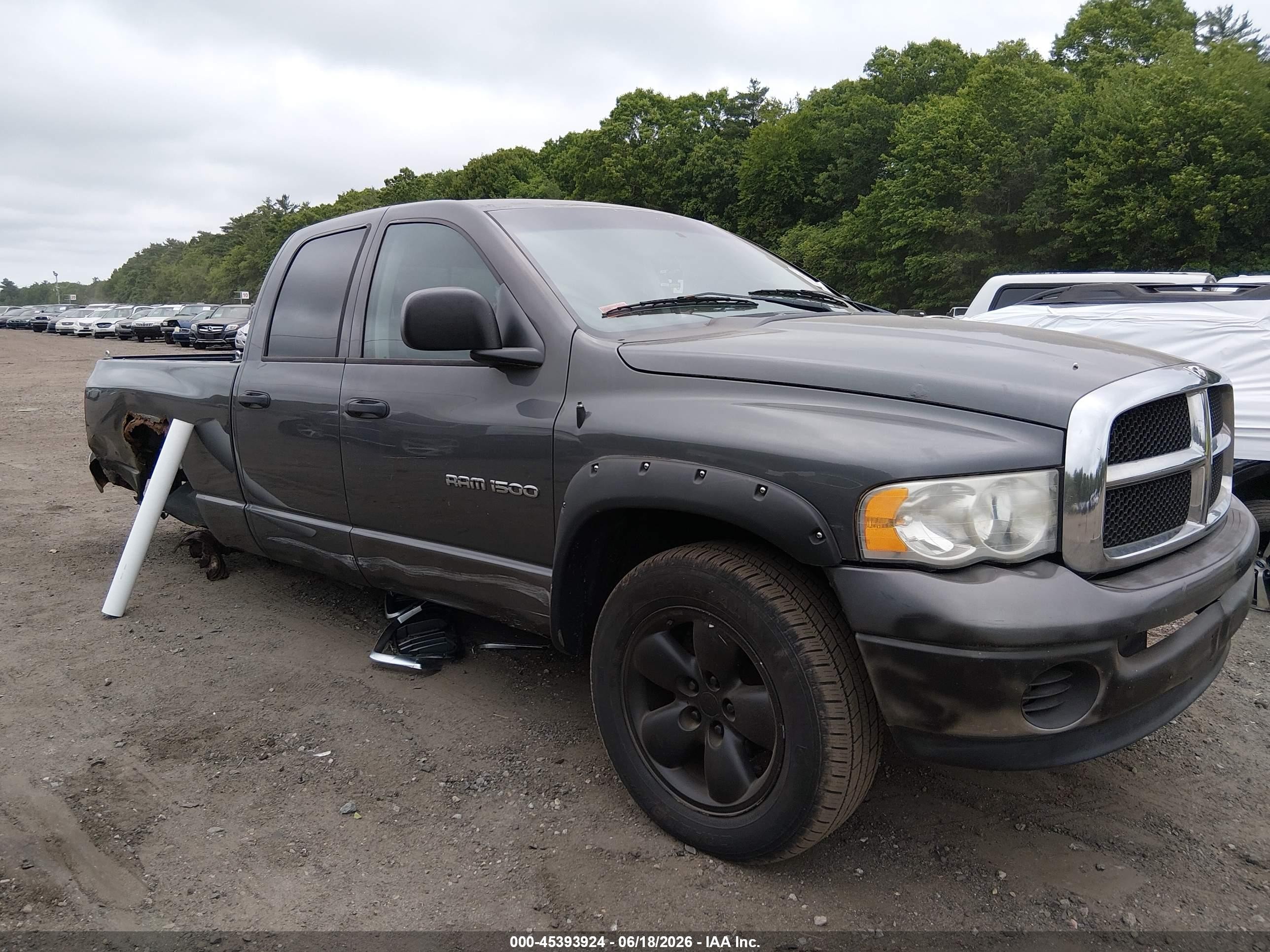 2004 Dodge 1500 SLT, VIN 1D7HU18D24S653367 — Rear end